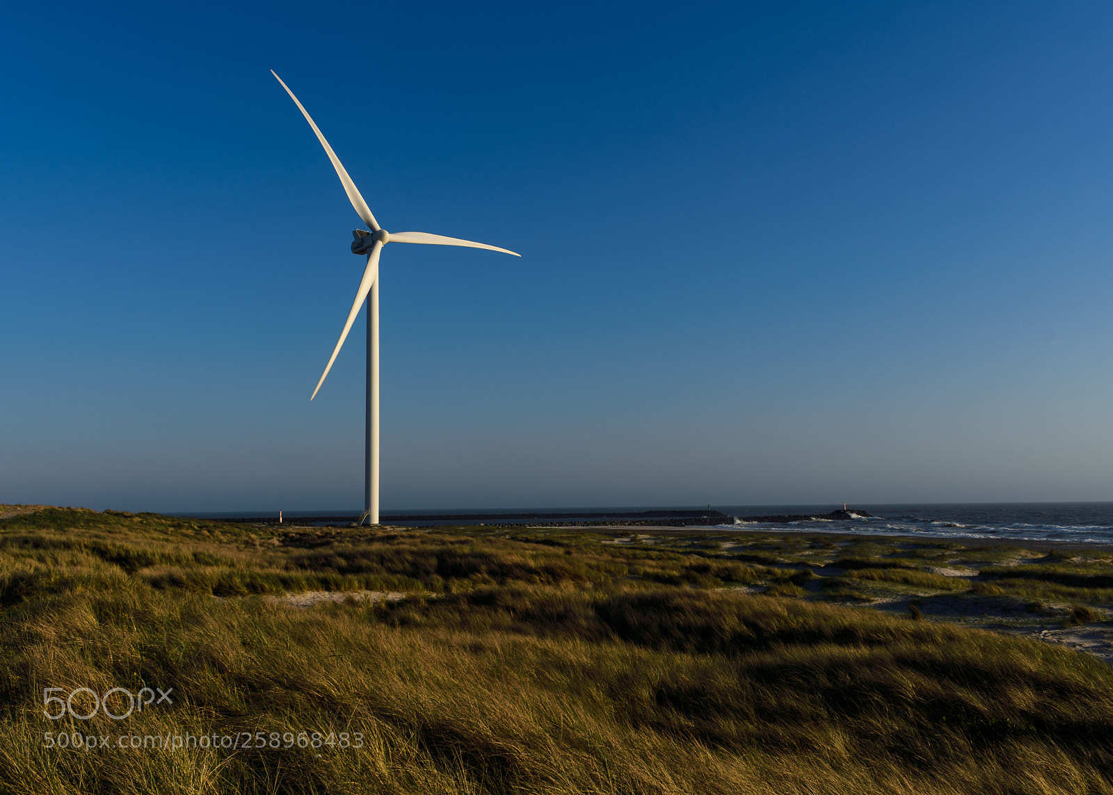 Nikon D3400 sample photo. Wind turbine photography