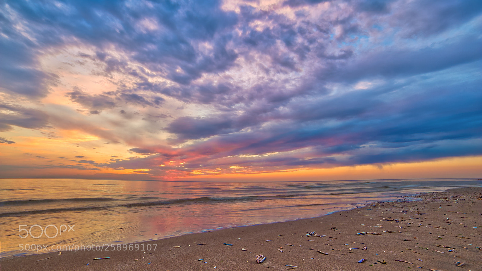 Nikon D700 sample photo. Colorful sunset photography