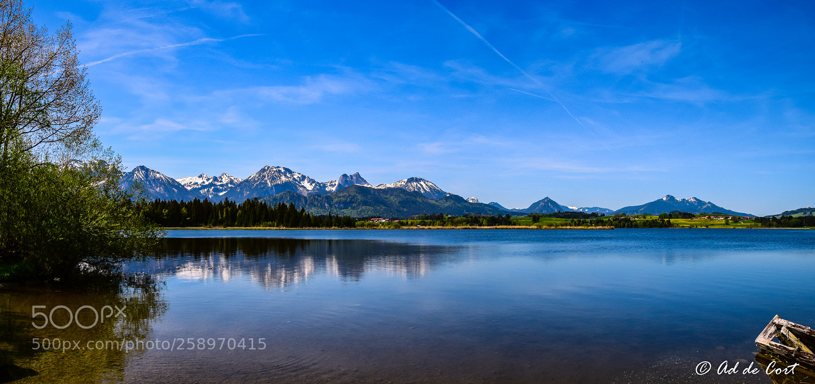 Nikon D5300 sample photo. Hopfensee, allgäu alps photography