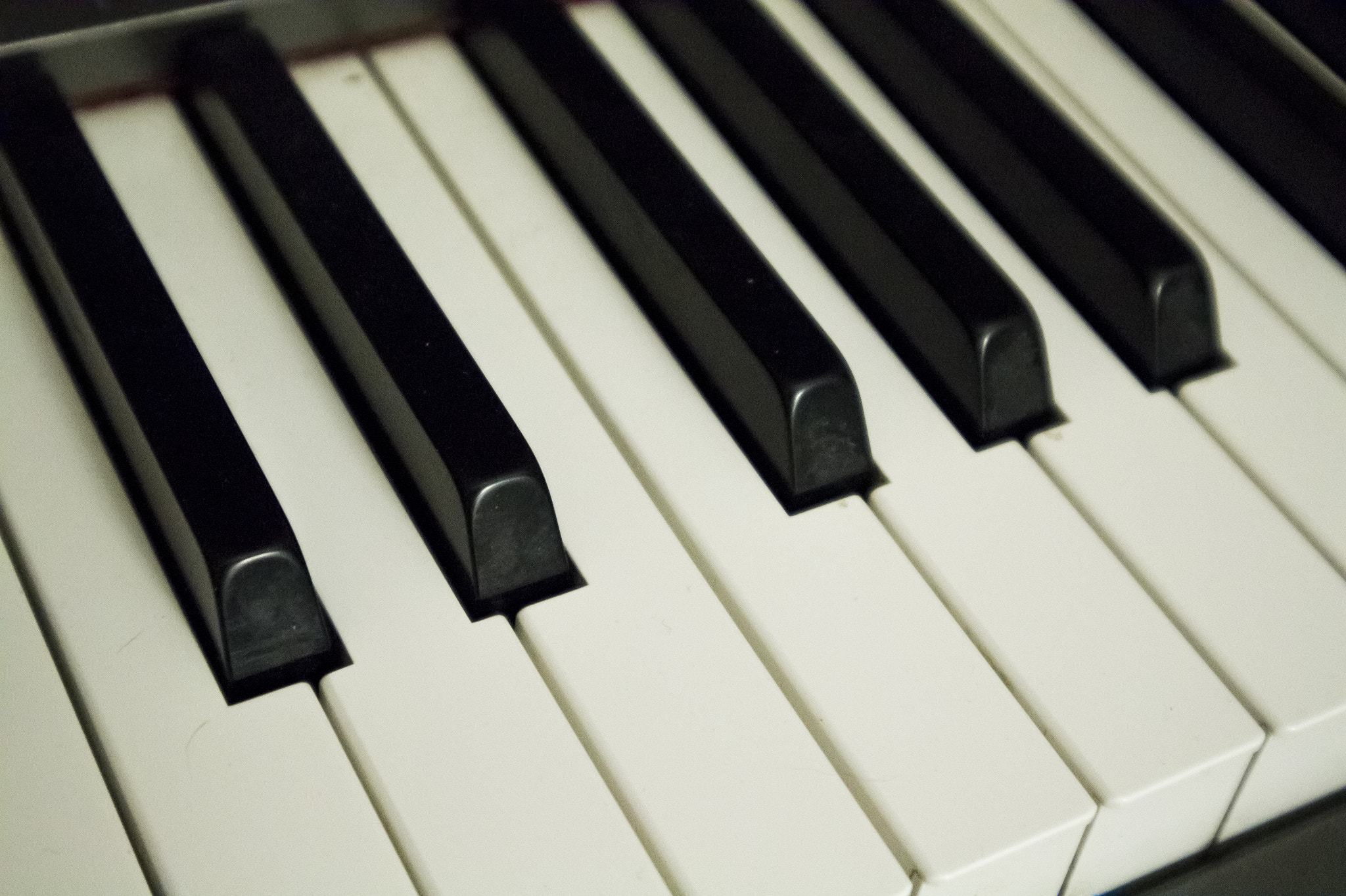 Canon EOS M10 sample photo. Piano keys close up photography