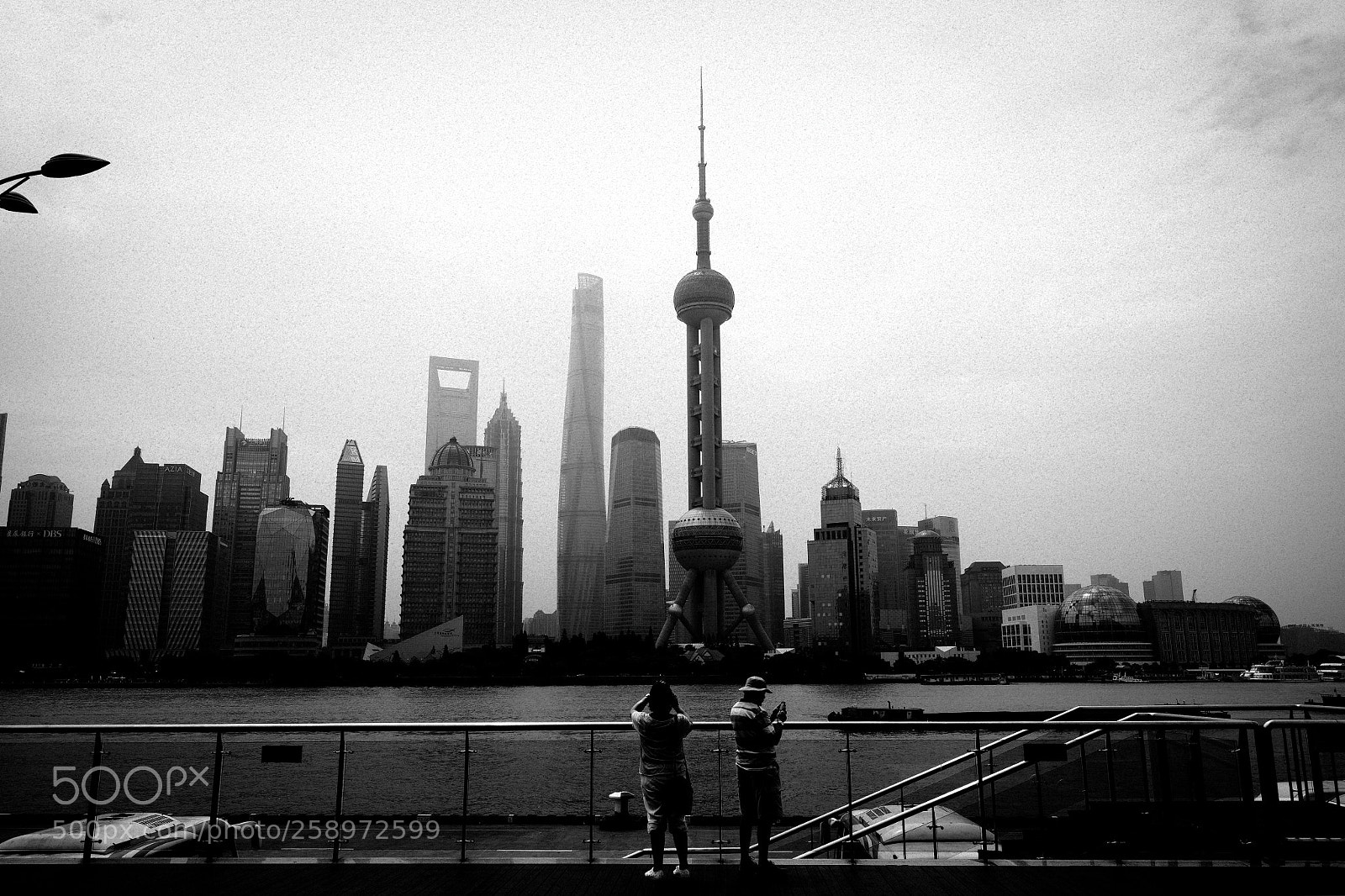 Ricoh GR II sample photo. Pudong skyline view photography