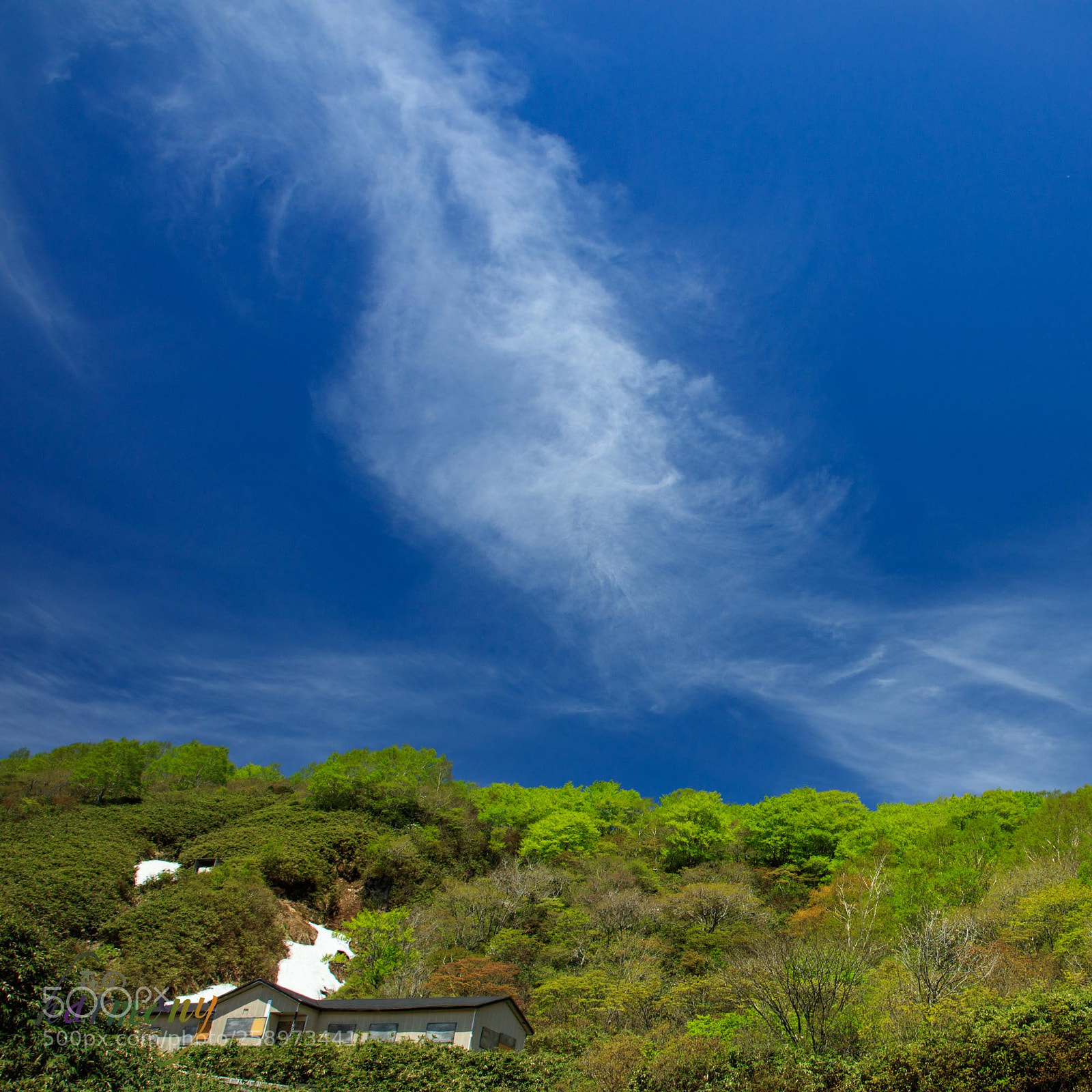 Canon EOS 5DS sample photo. Green mountain and blue photography