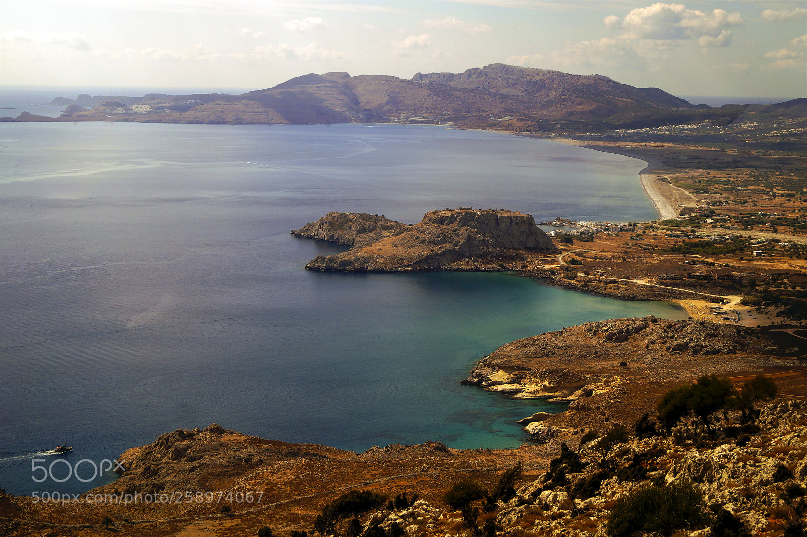 Sony SLT-A58 sample photo. Feraklos castle rhodes photography