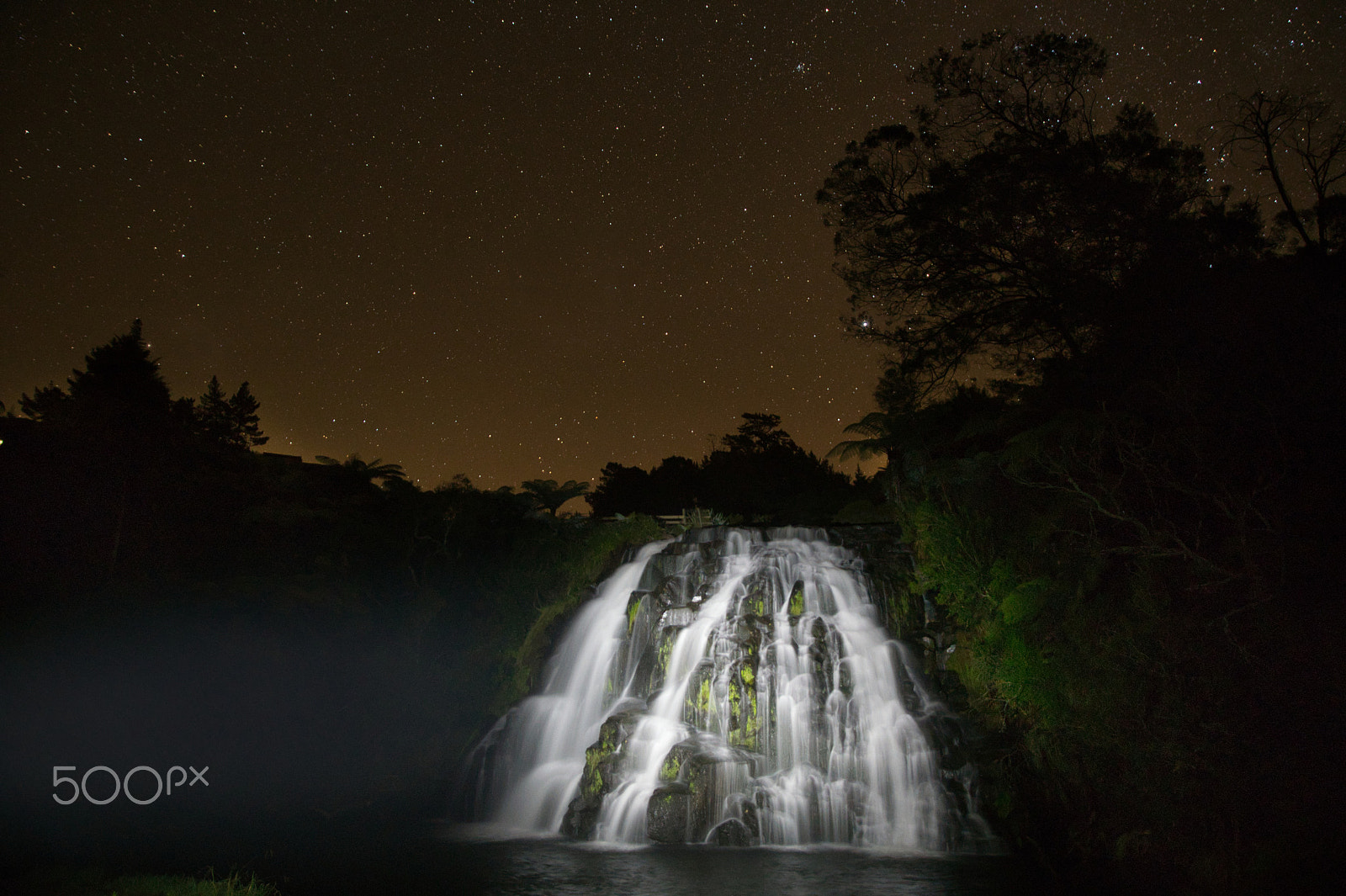 Samyang 16mm F2 ED AS UMC CS sample photo. Painted owhara falls photography