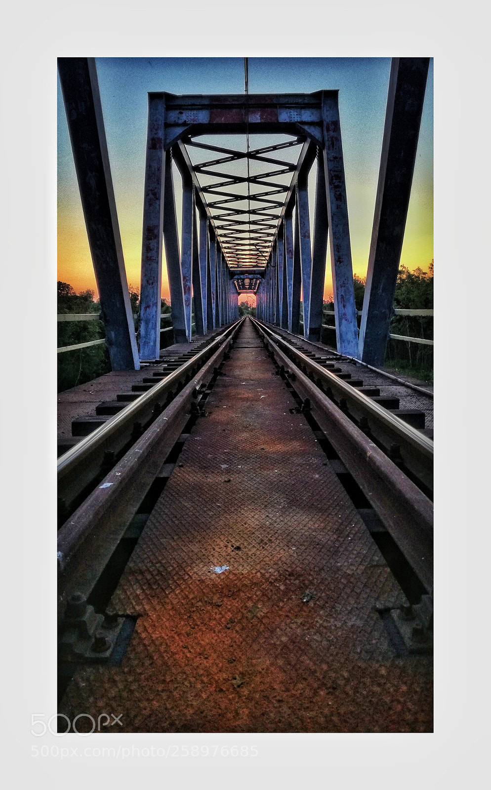 HUAWEI P9 LITE sample photo. Bridge train photography