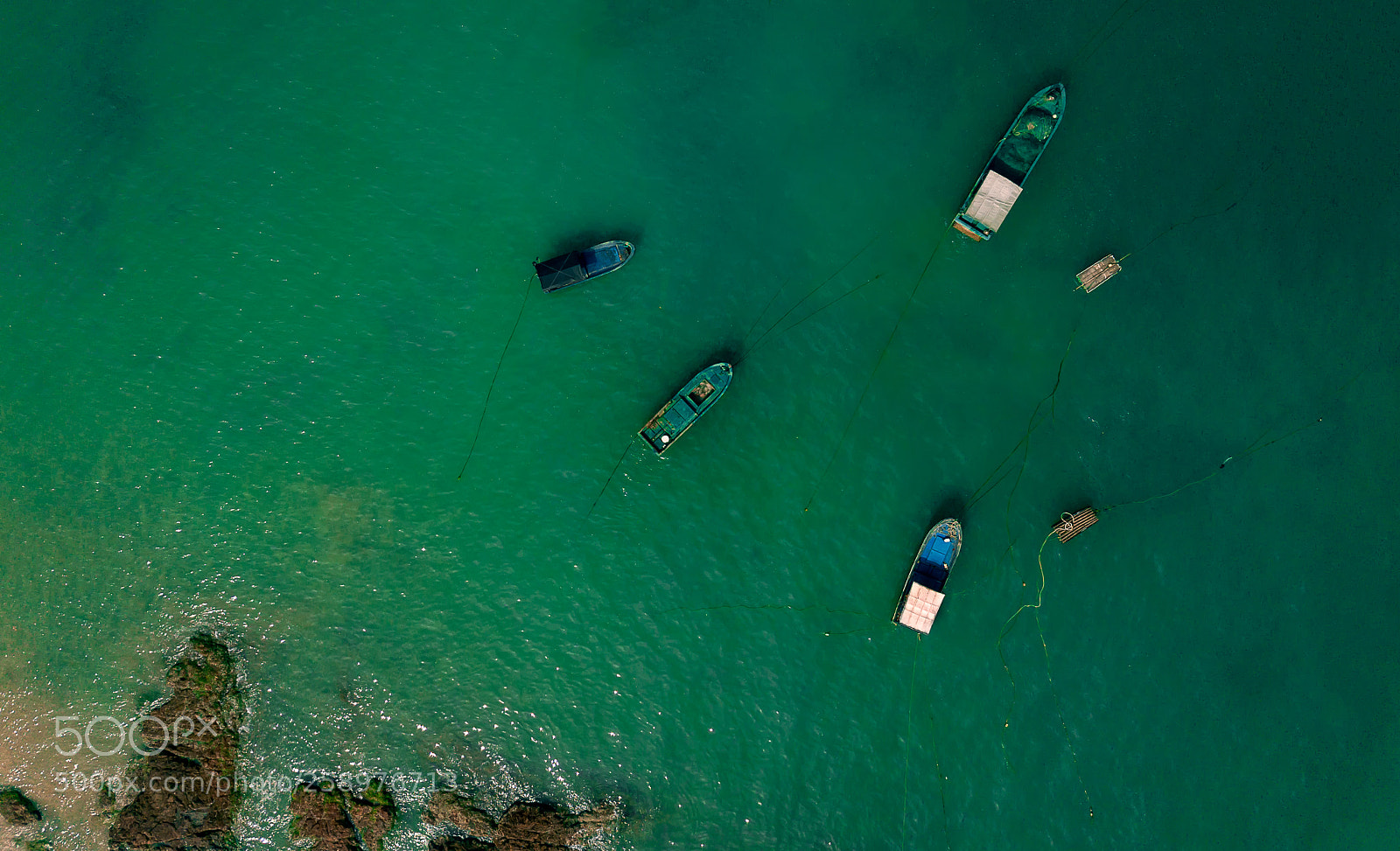 DJI FC220 sample photo. 琼海渔船 photography