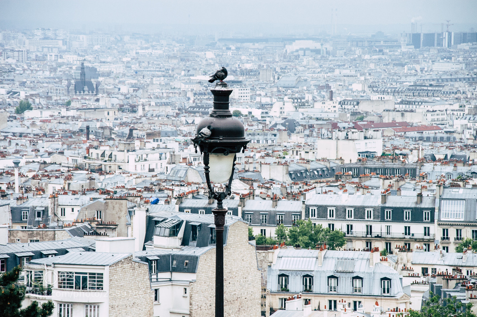 Canon EOS 30D sample photo. Paris . view from montmartre photography