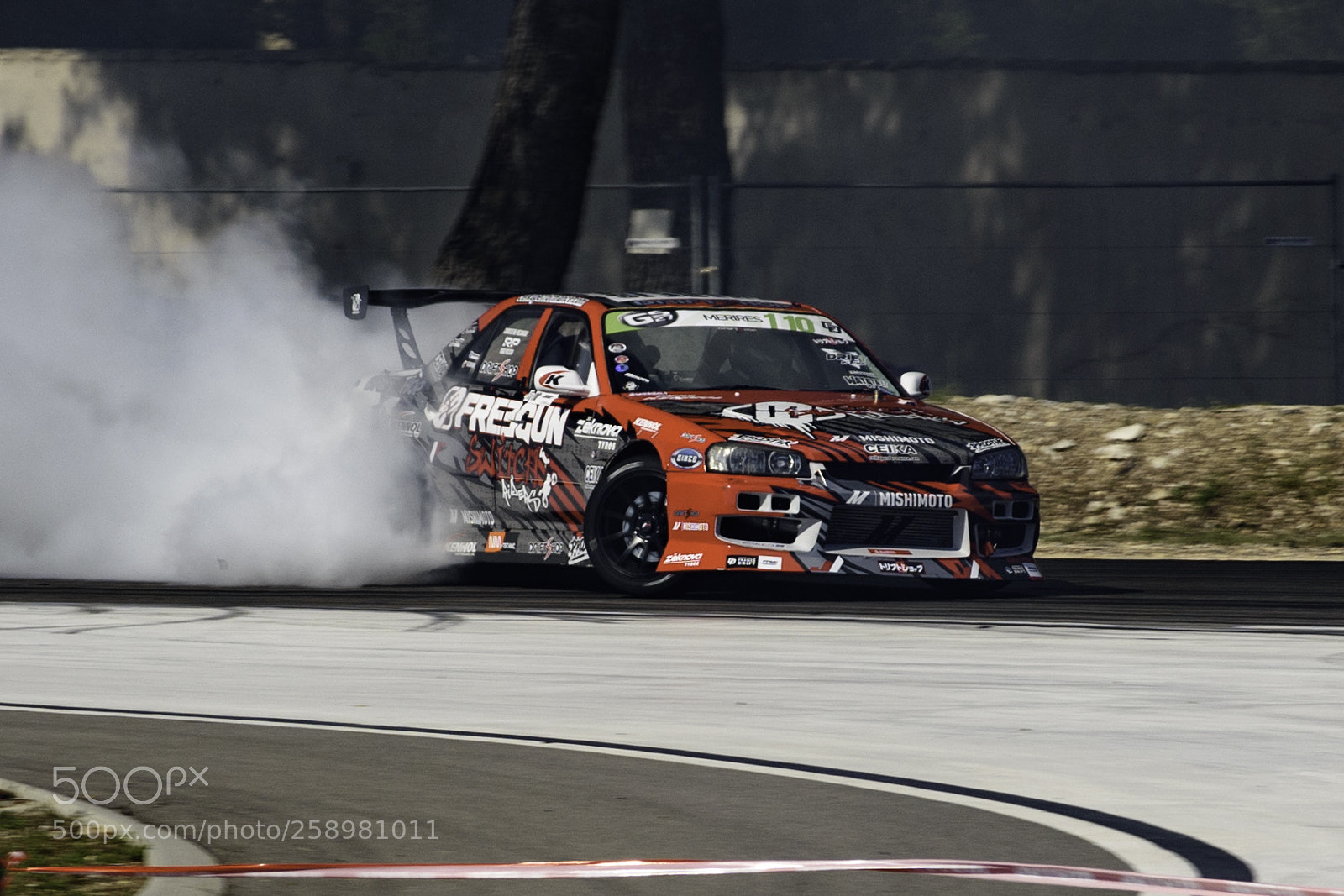 Nikon D5500 sample photo. Drifting nissan skyline gtr photography