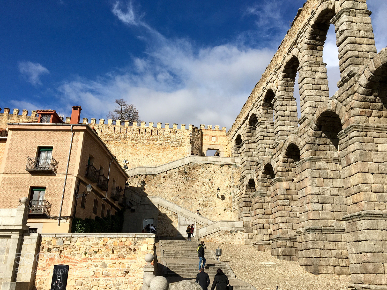 Apple iPhone 6s sample photo. Plaza del azoguejo, segovia photography