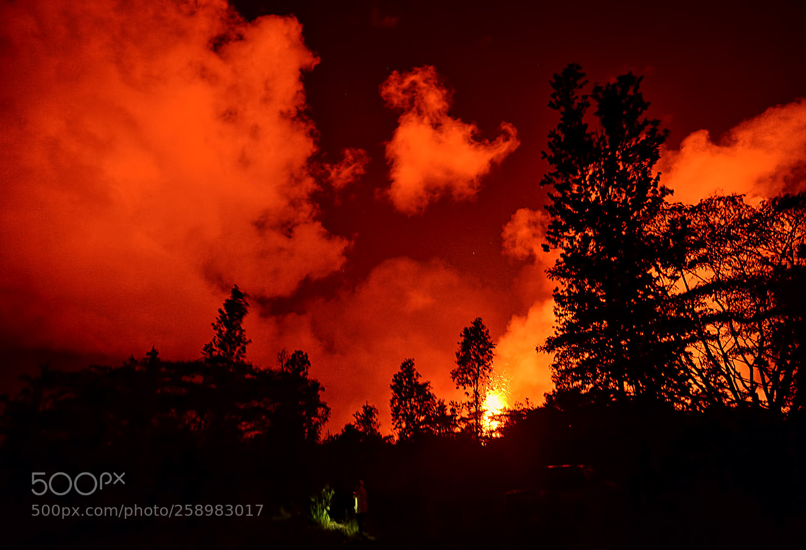 Nikon D610 sample photo. Lava glow hawaii photography