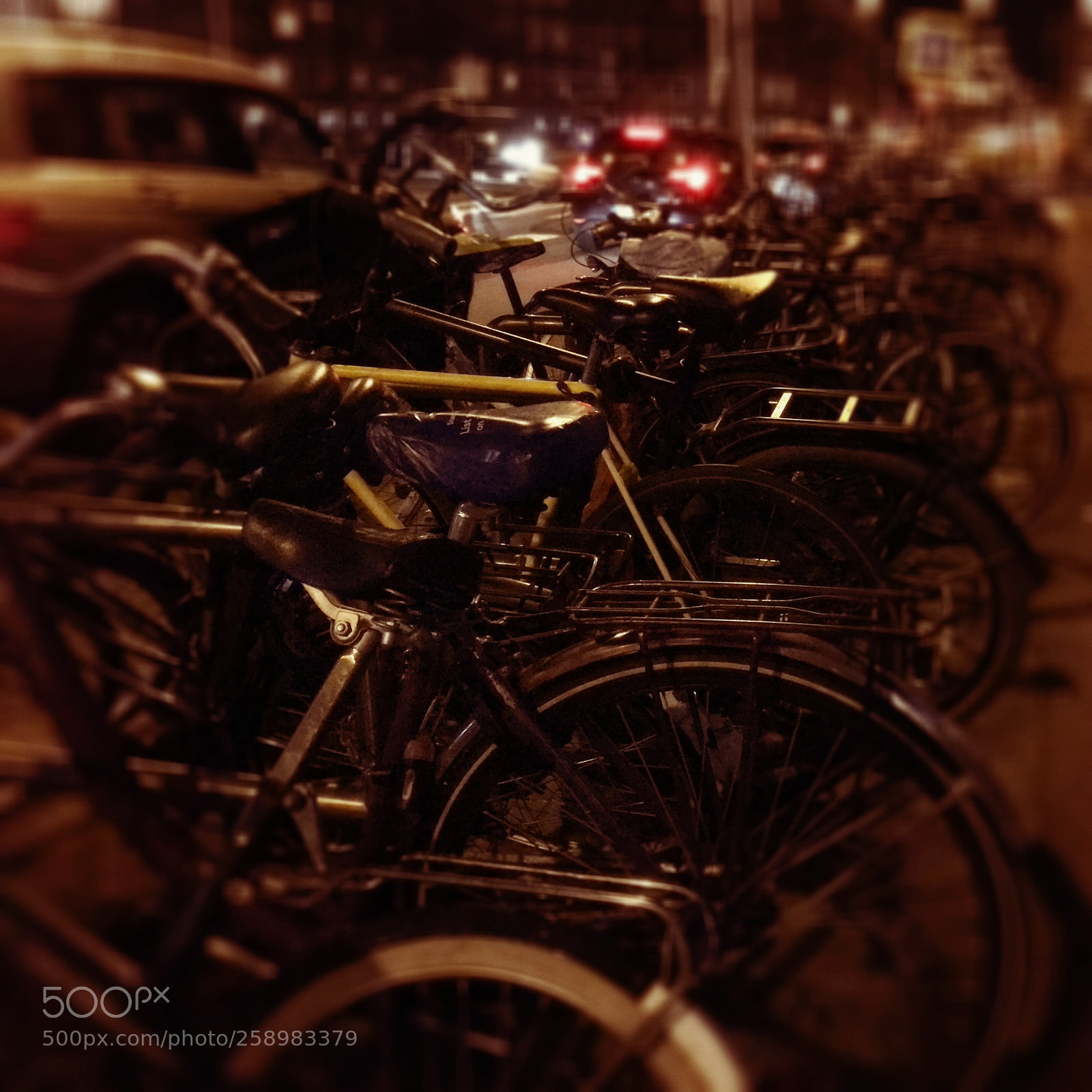 Apple iPhone 7 sample photo. Bikes in amsterdam photography