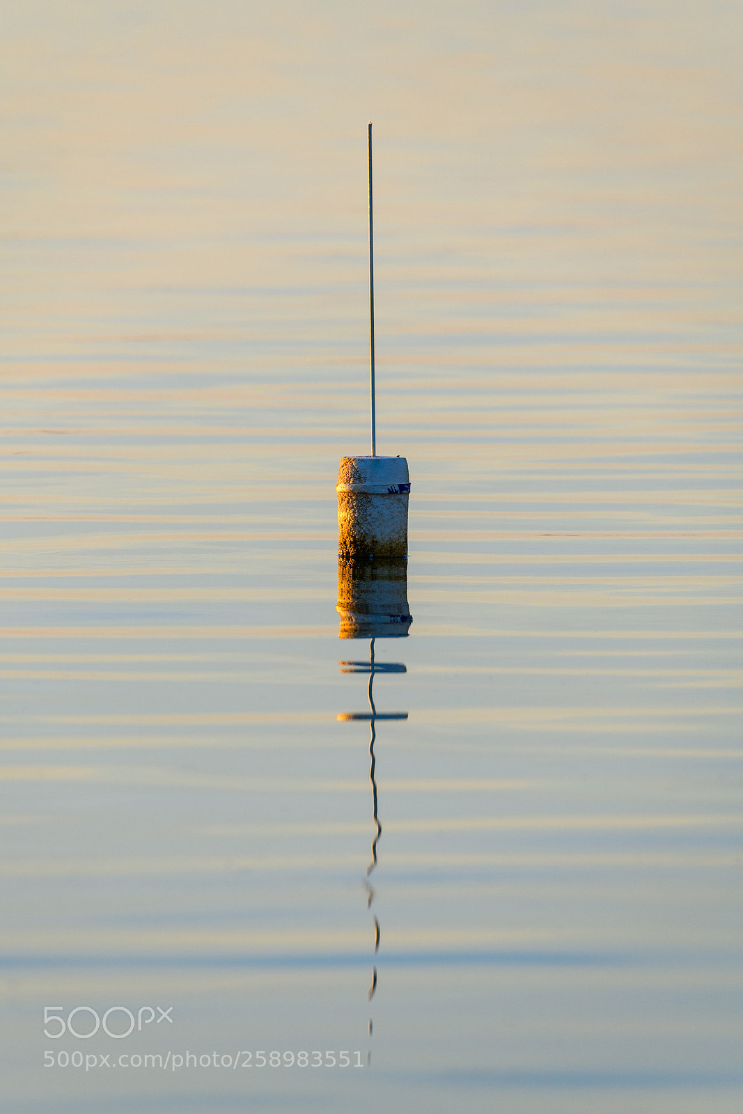 Nikon D850 sample photo. Buoy at sunrise photography
