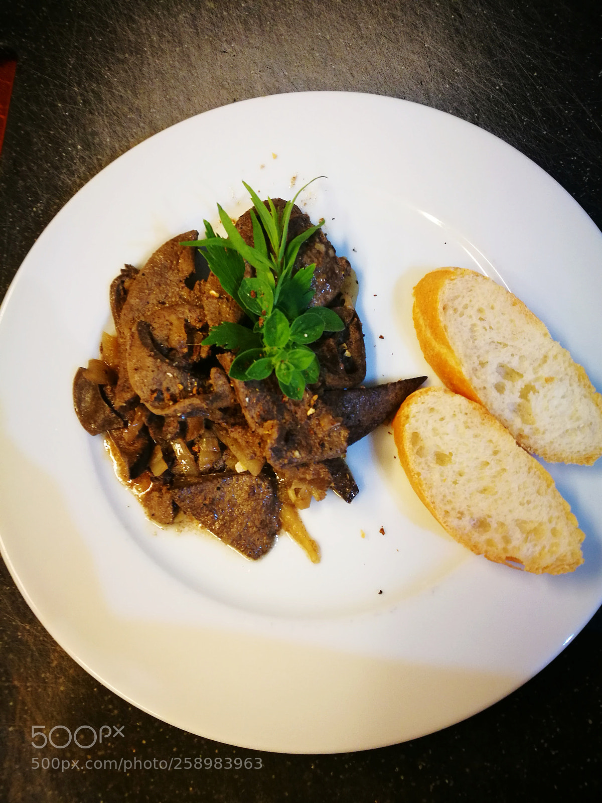 HUAWEI P9 sample photo. Venison dinner photography