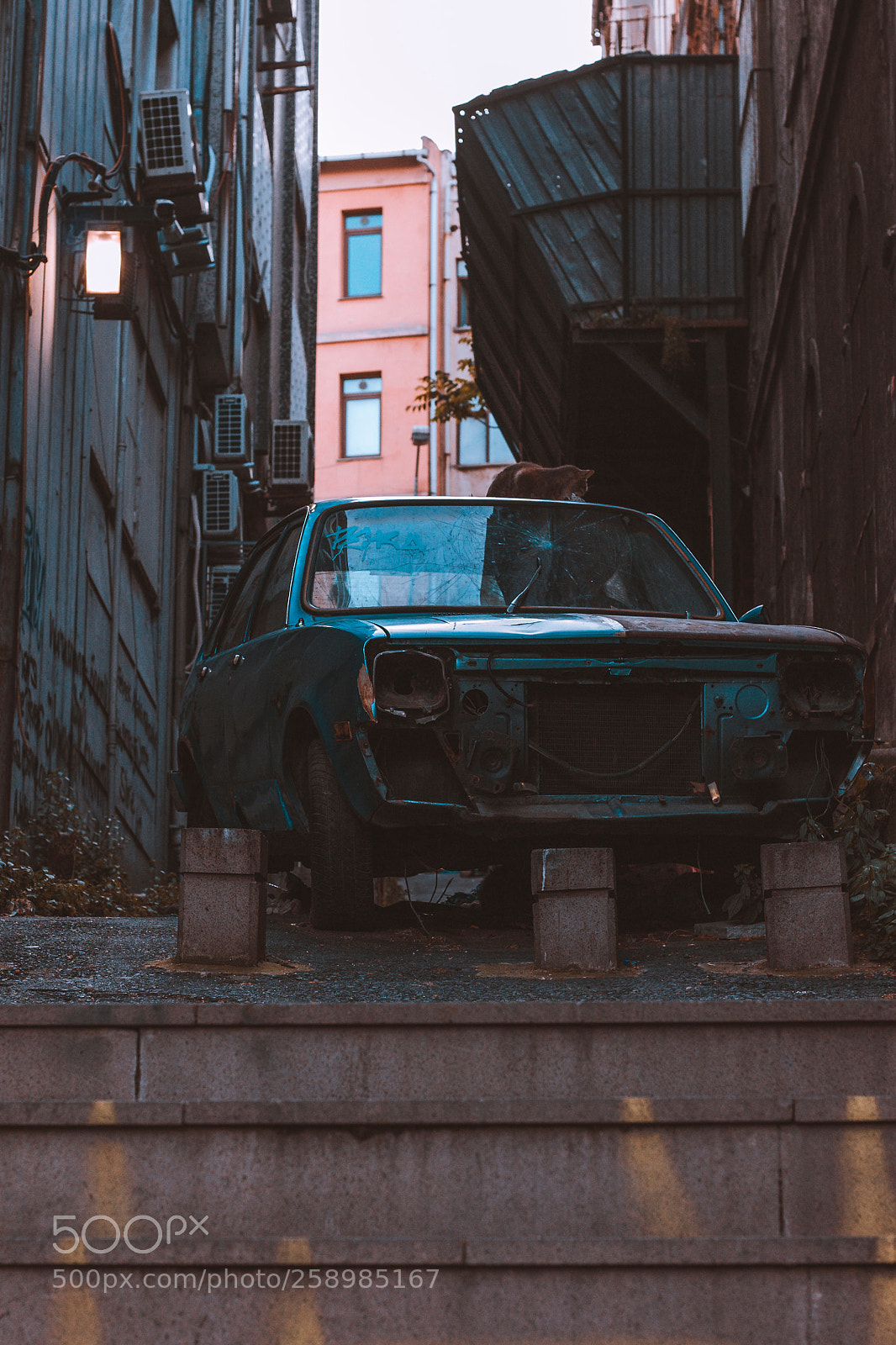 Canon EOS 1100D (EOS Rebel T3 / EOS Kiss X50) sample photo. Abandoned car photography
