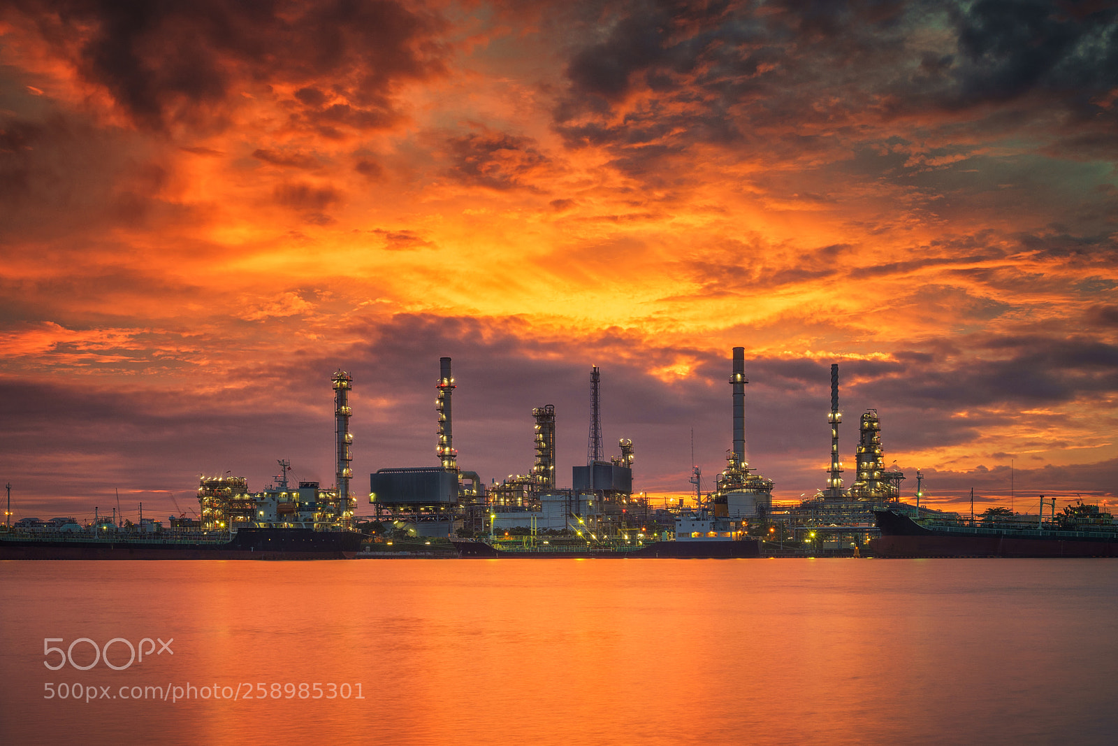 Sony a7R II sample photo. Oil refinery plant and photography