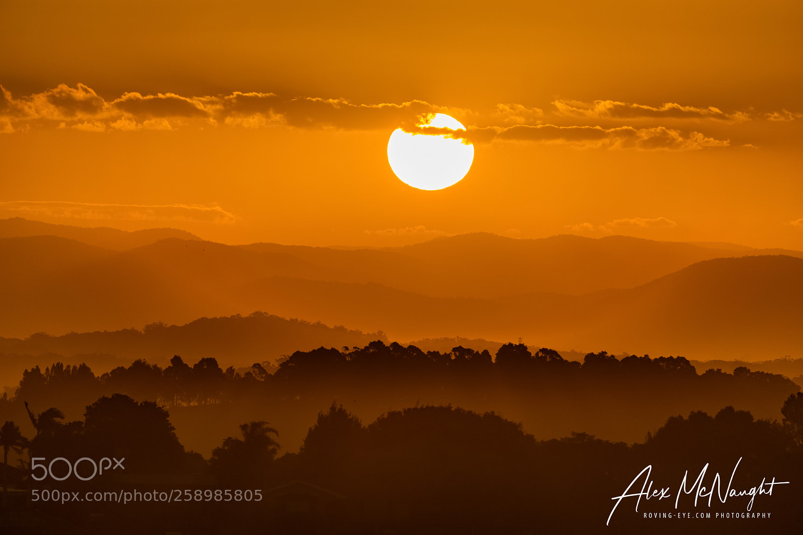 Nikon D3300 sample photo. Sunset with ridges and photography