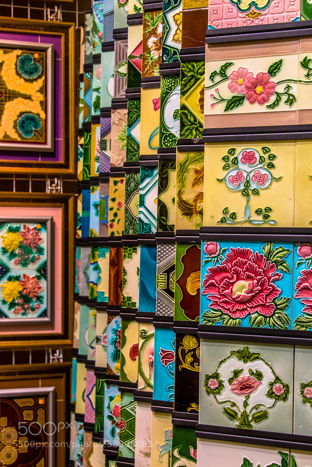 Canon EOS 70D sample photo. Peranakan tiles photography