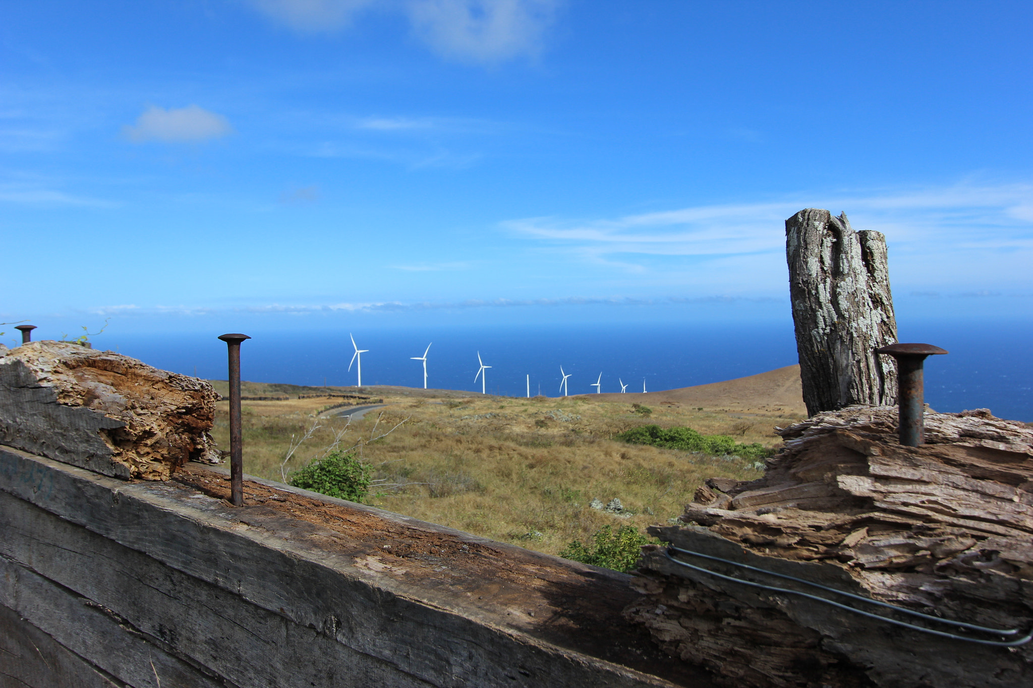 Canon EF-S 10-22mm F3.5-4.5 USM sample photo. Windmills in south maui ranch photography
