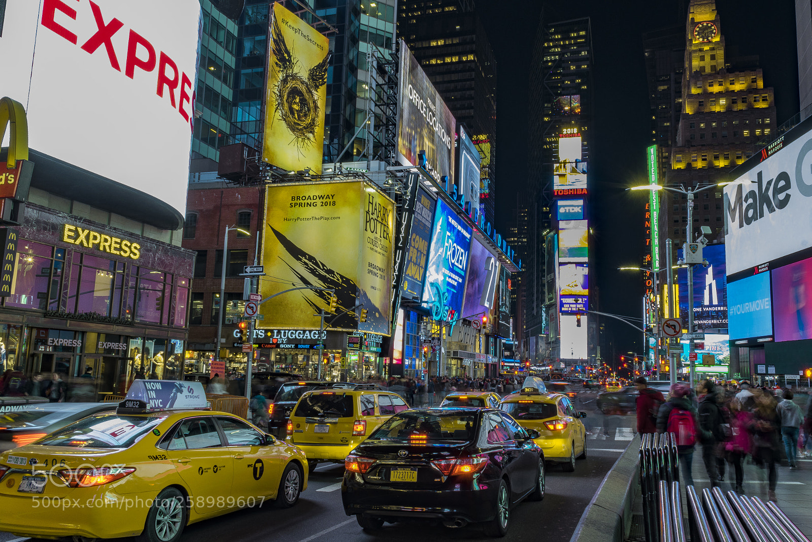 Nikon D5300 sample photo. Time square photography