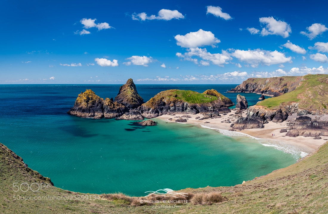 Nikon D850 sample photo. Kynance cove - panorama photography