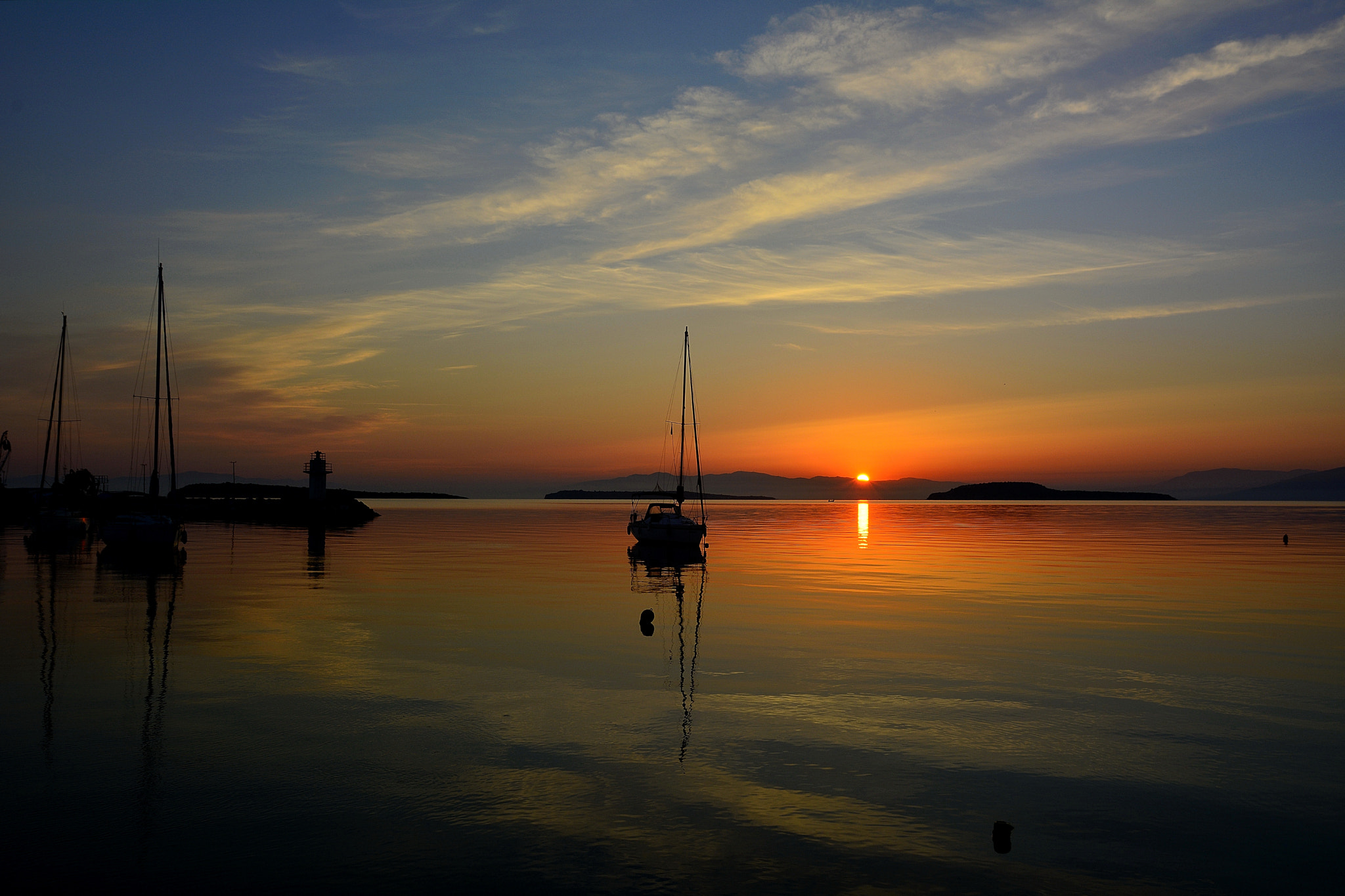 Nikon D7100 sample photo. Sunrise-marina photography