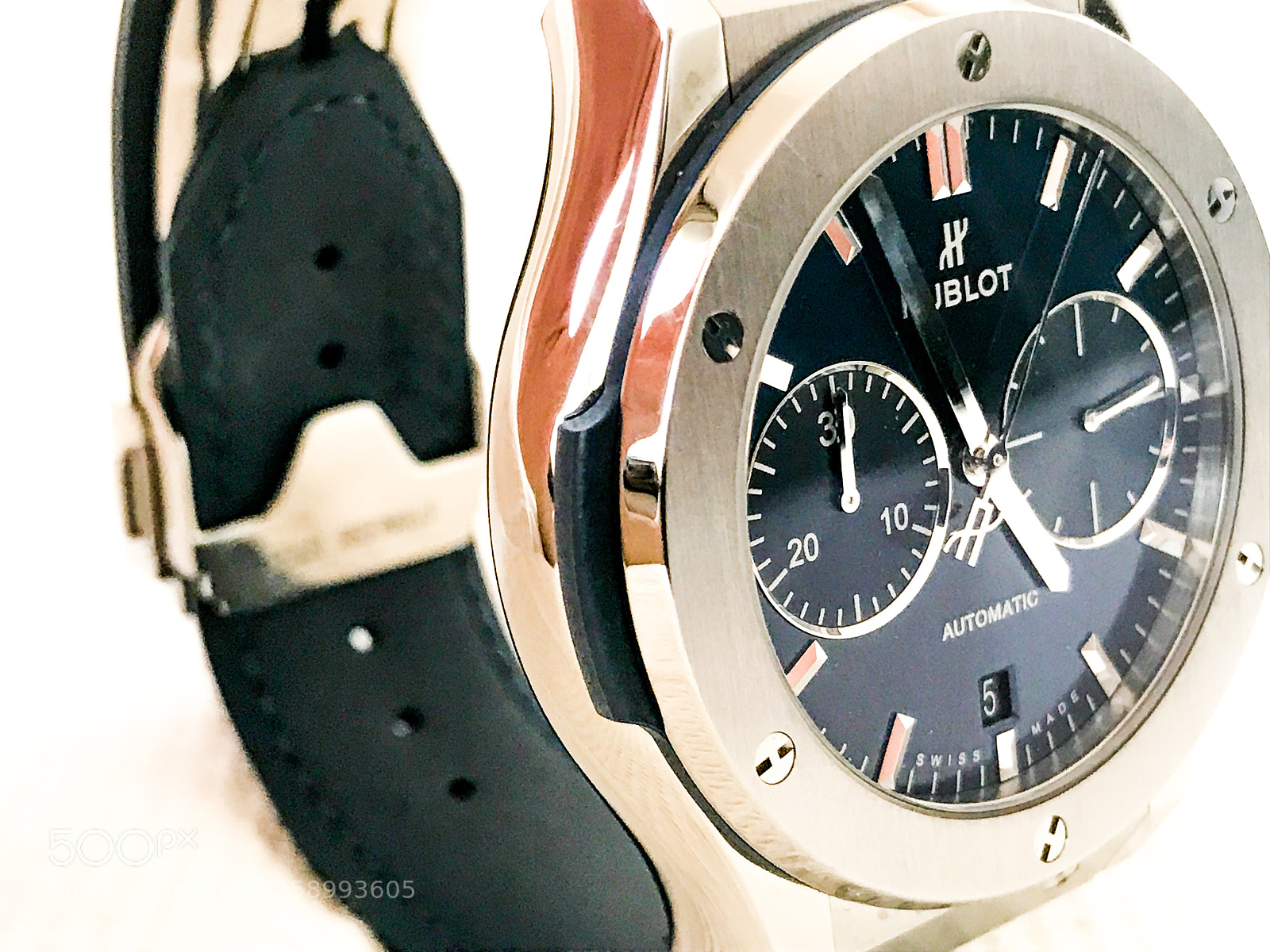 Apple iPhone 7 sample photo. Hublot classic fusion chronograph photography