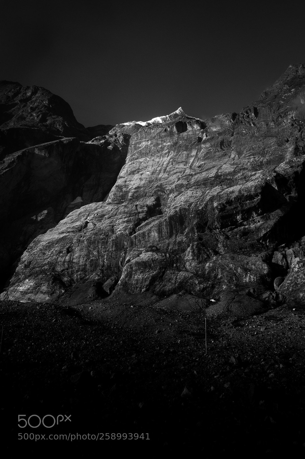 Nikon D90 sample photo. Himalayan peak photography