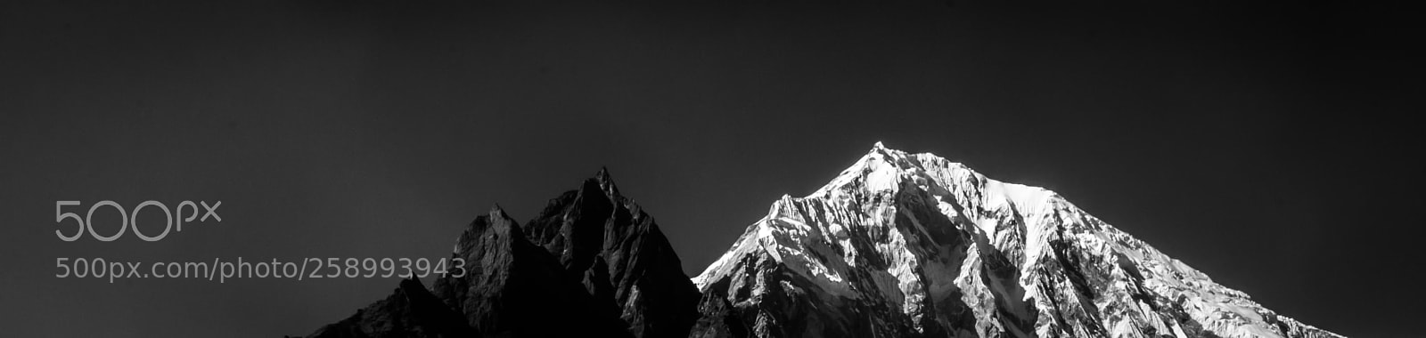 Nikon D90 sample photo. Peaks in black and photography