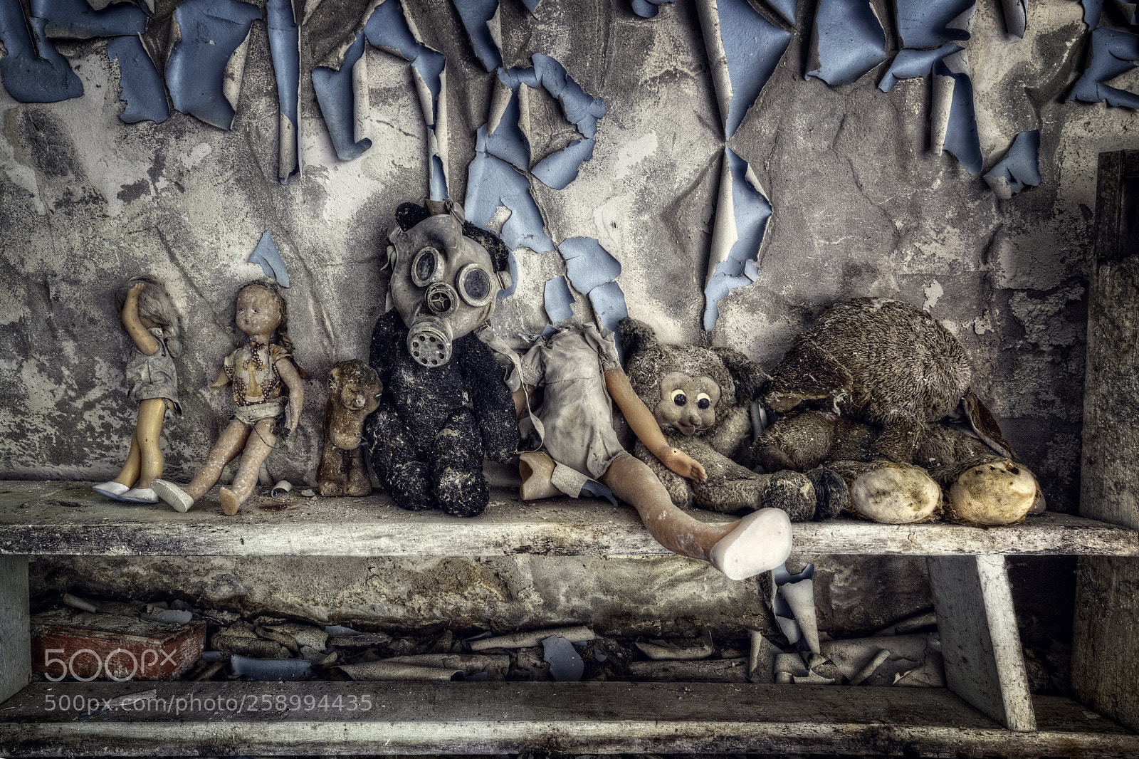 Nikon D850 sample photo. Forgotten toys of chernobyl photography