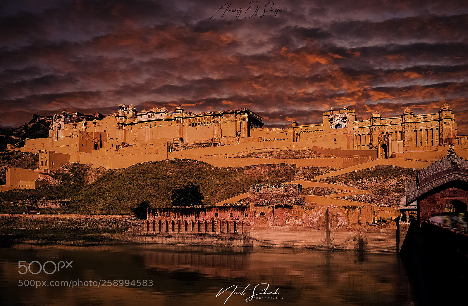 Nikon D3200 sample photo. Dawn at amer fort photography