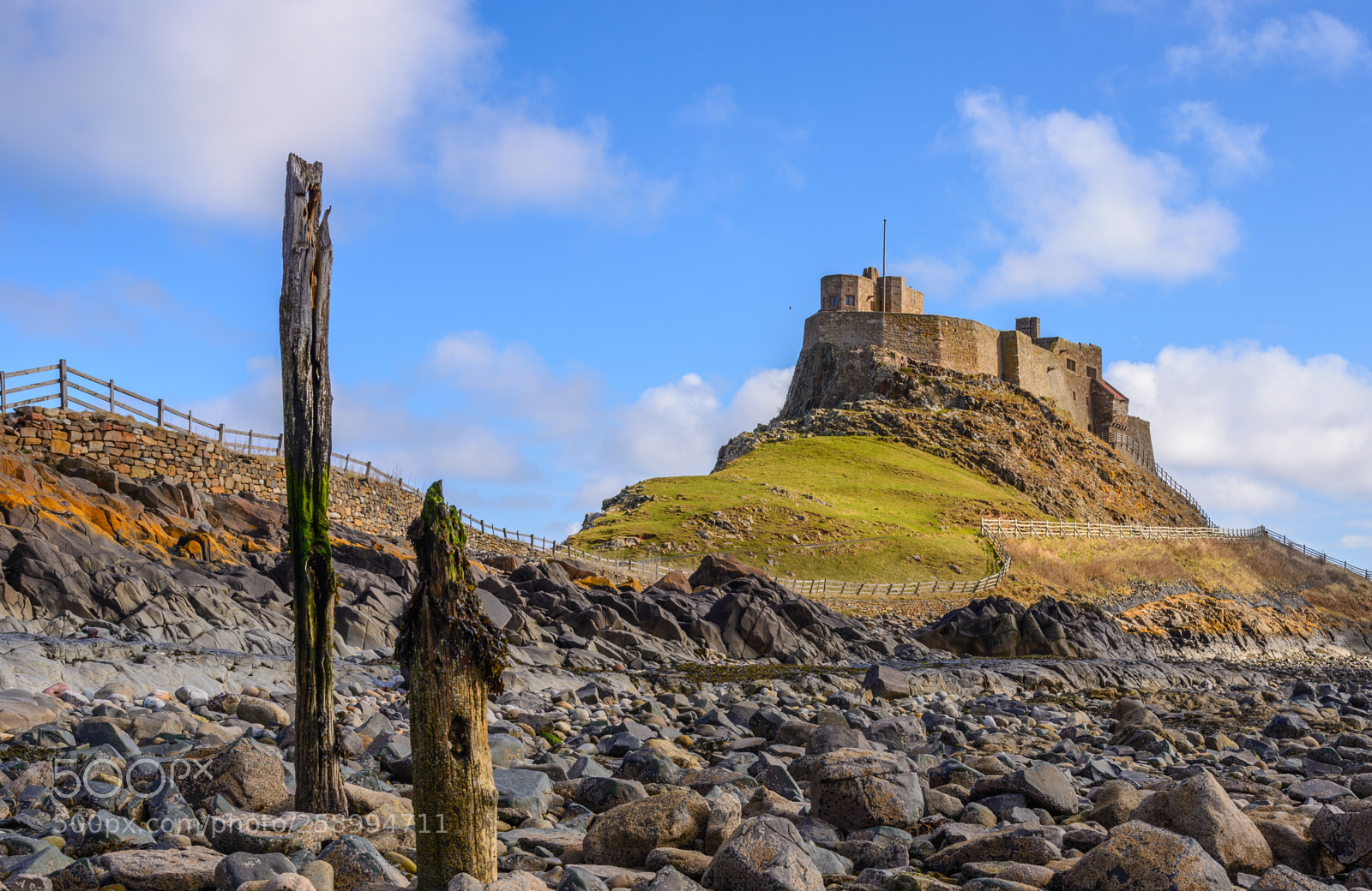Nikon D610 sample photo. Lindisfarne castle photography