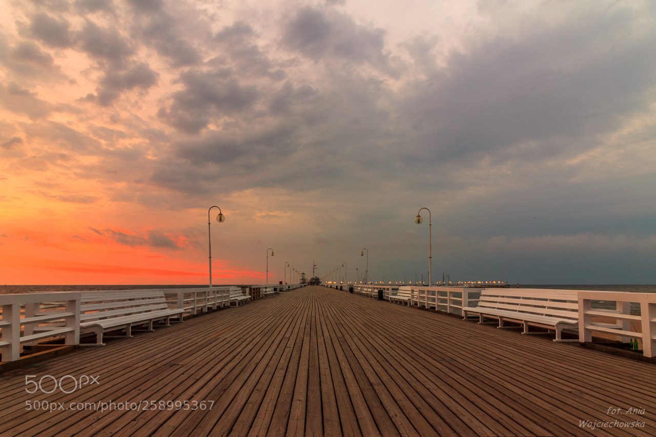 Canon EOS 600D (Rebel EOS T3i / EOS Kiss X5) sample photo. Sunrise in sopot photography