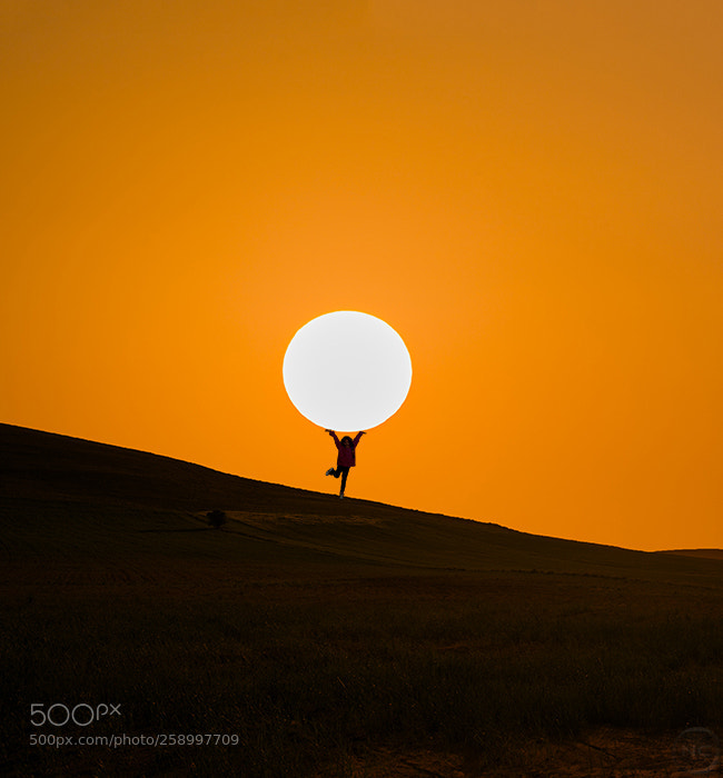 Canon EOS 6D sample photo. Sunset one person photography