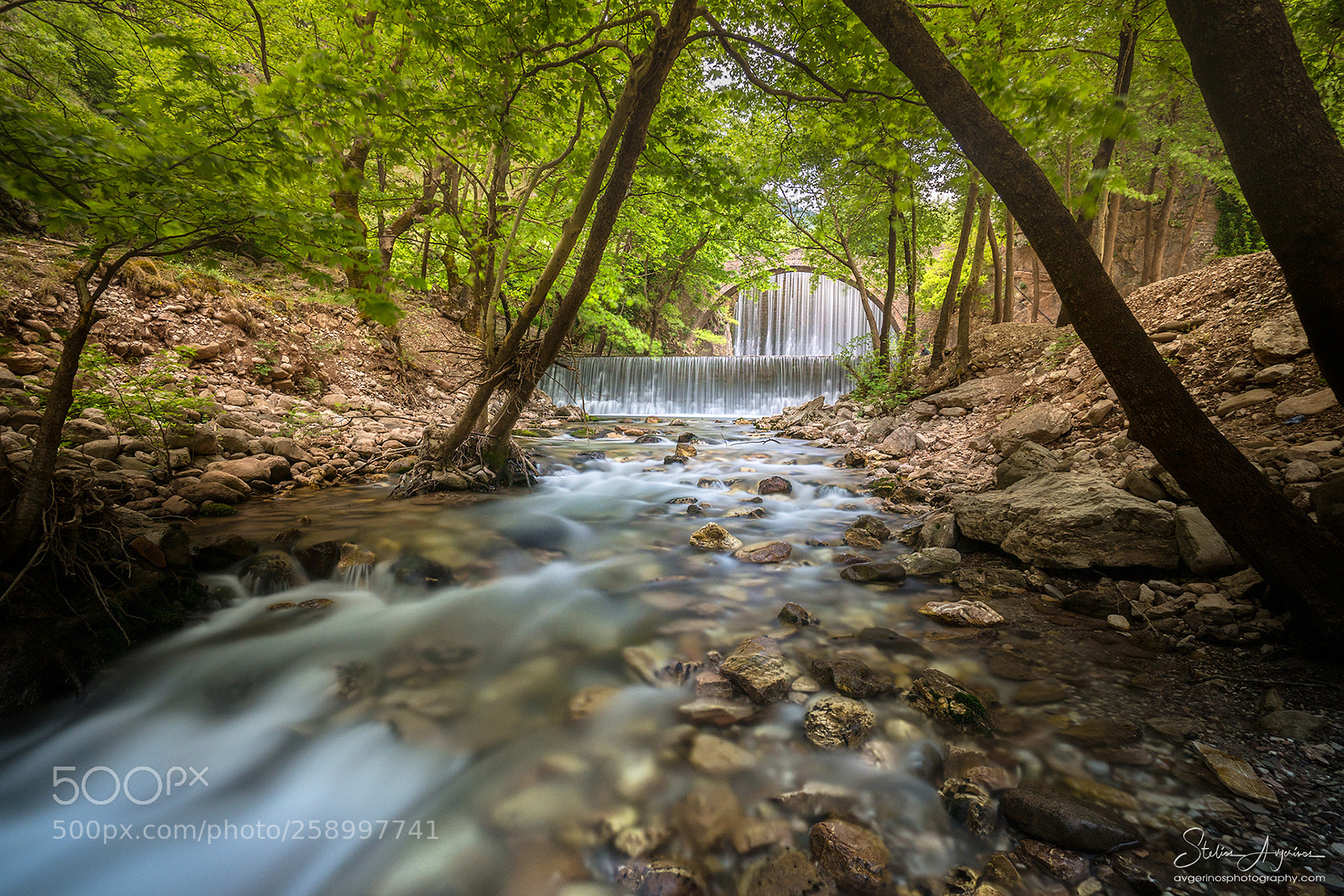 Sony a6300 sample photo. Double waterfall photography