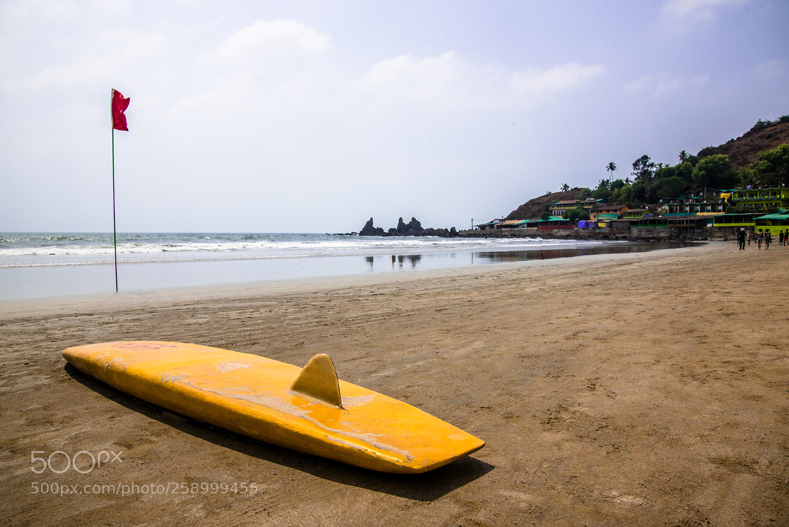 Nikon D750 sample photo. Surfboard on tropical beach photography