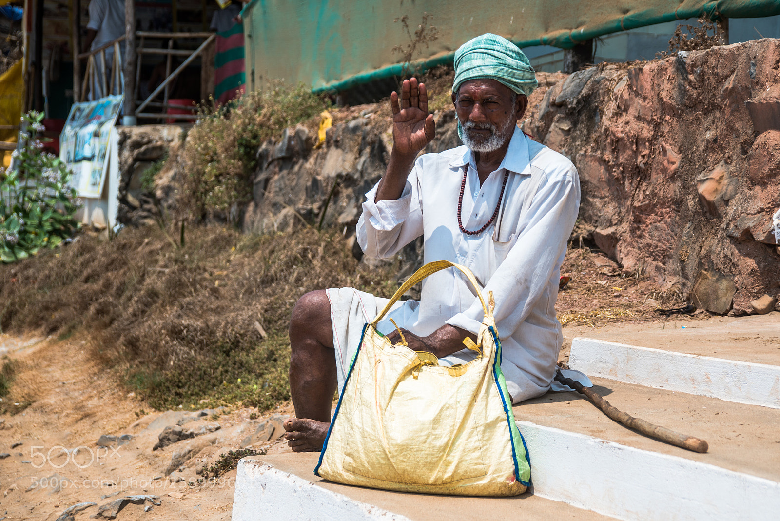 Nikon D750 sample photo. Old indian man photography