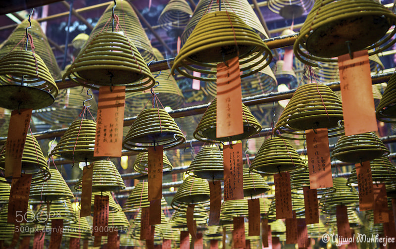 Canon EOS 5D sample photo. Incense coils of man photography