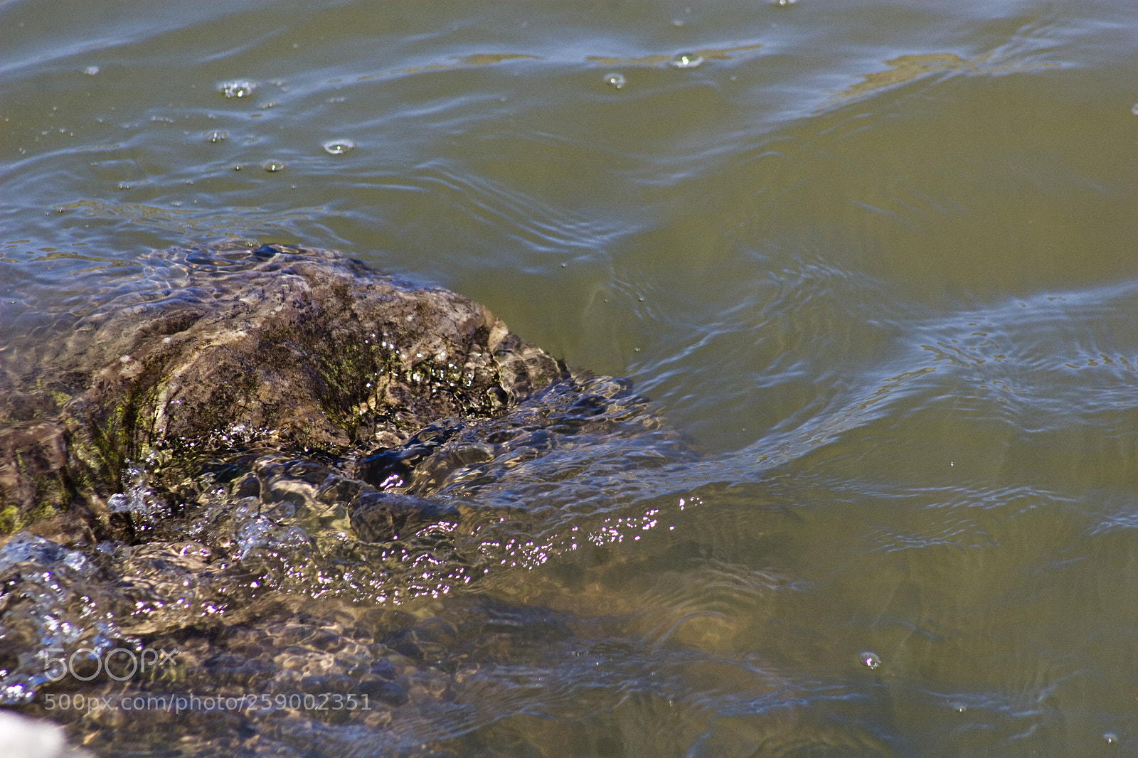 Canon EOS 30D sample photo. Water over rock photography