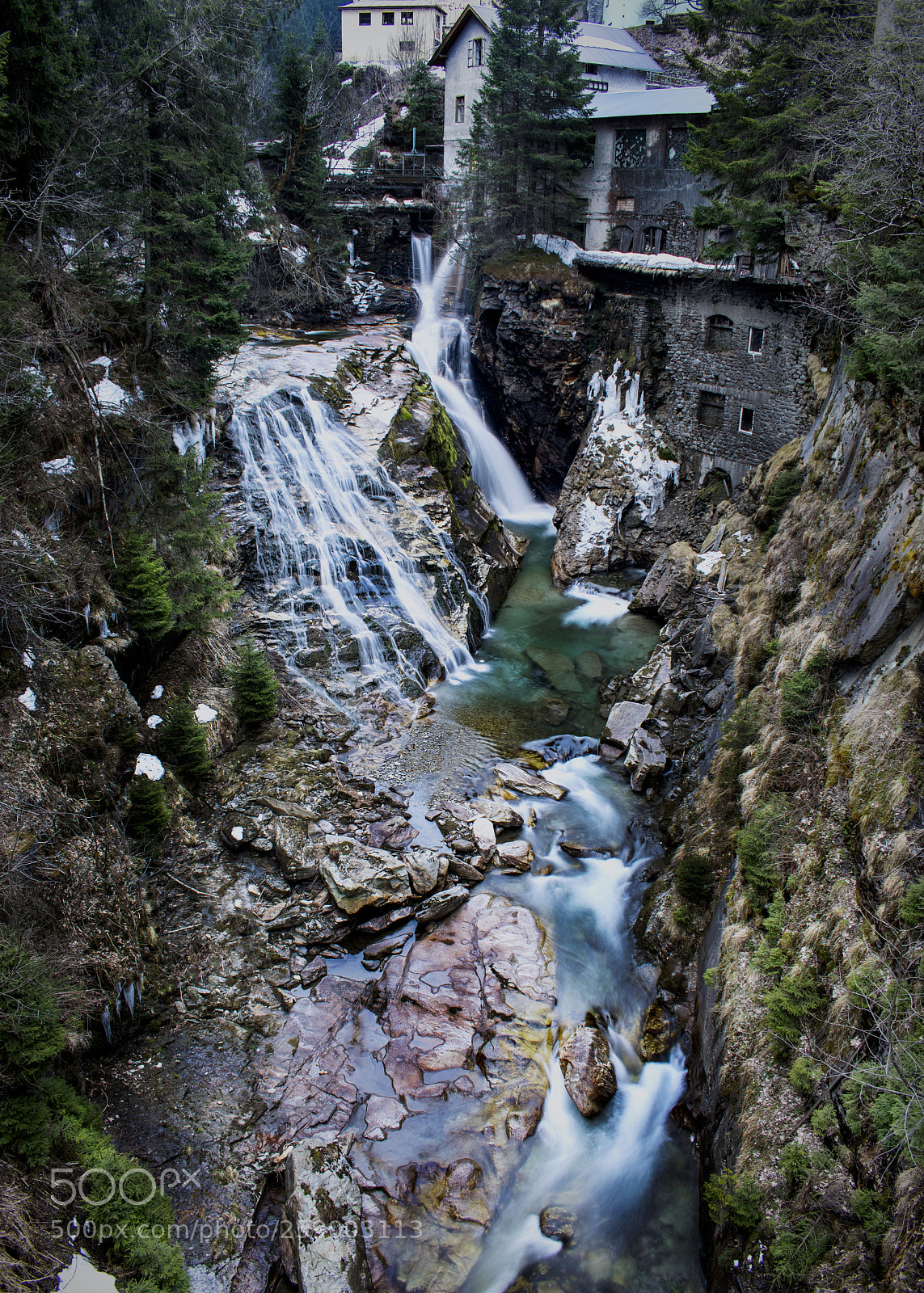 Nikon D5300 sample photo. Bad gastein, waterfall in photography