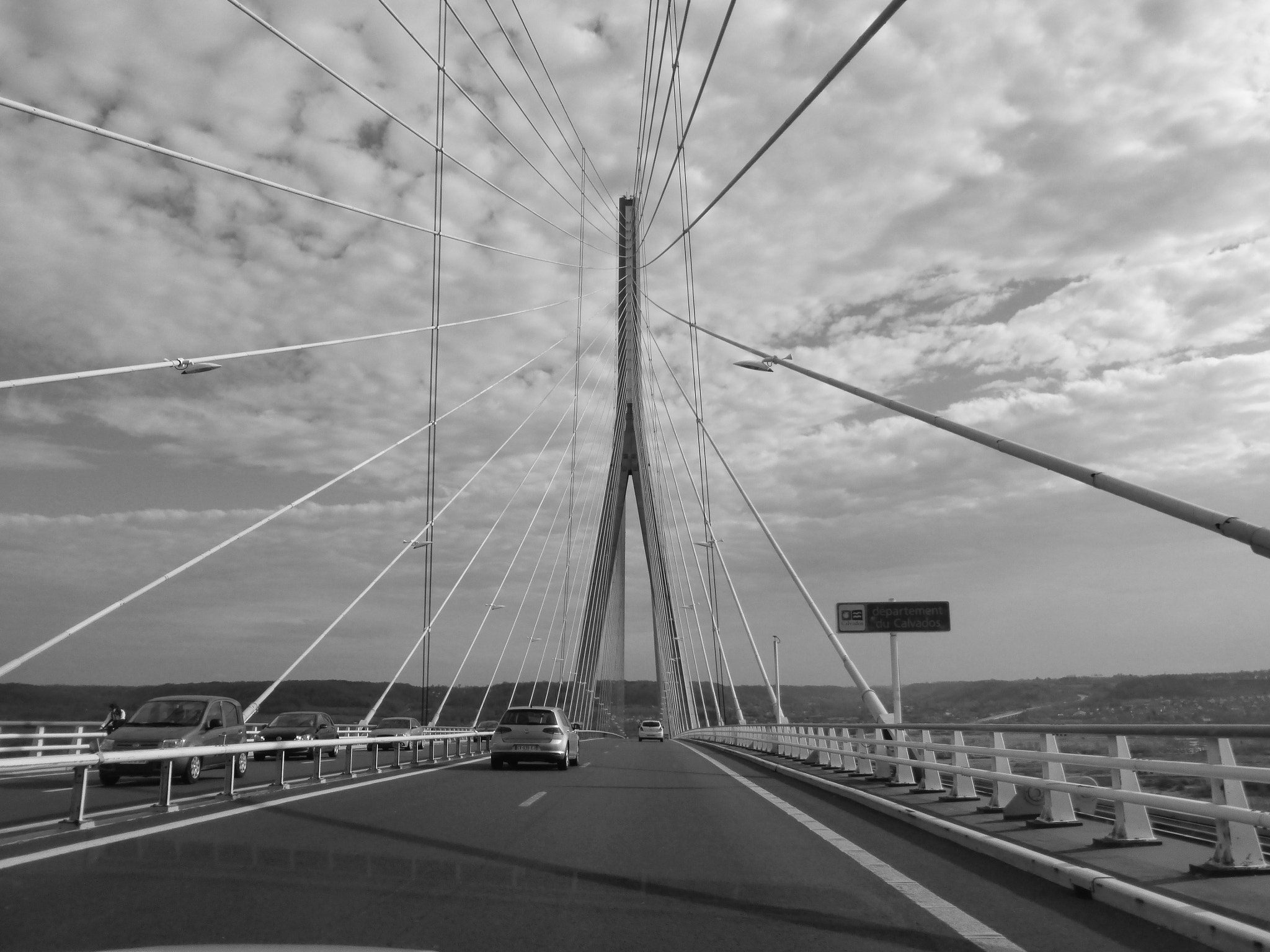 Panasonic DMC-TZ36 sample photo. Pont de normandie photography