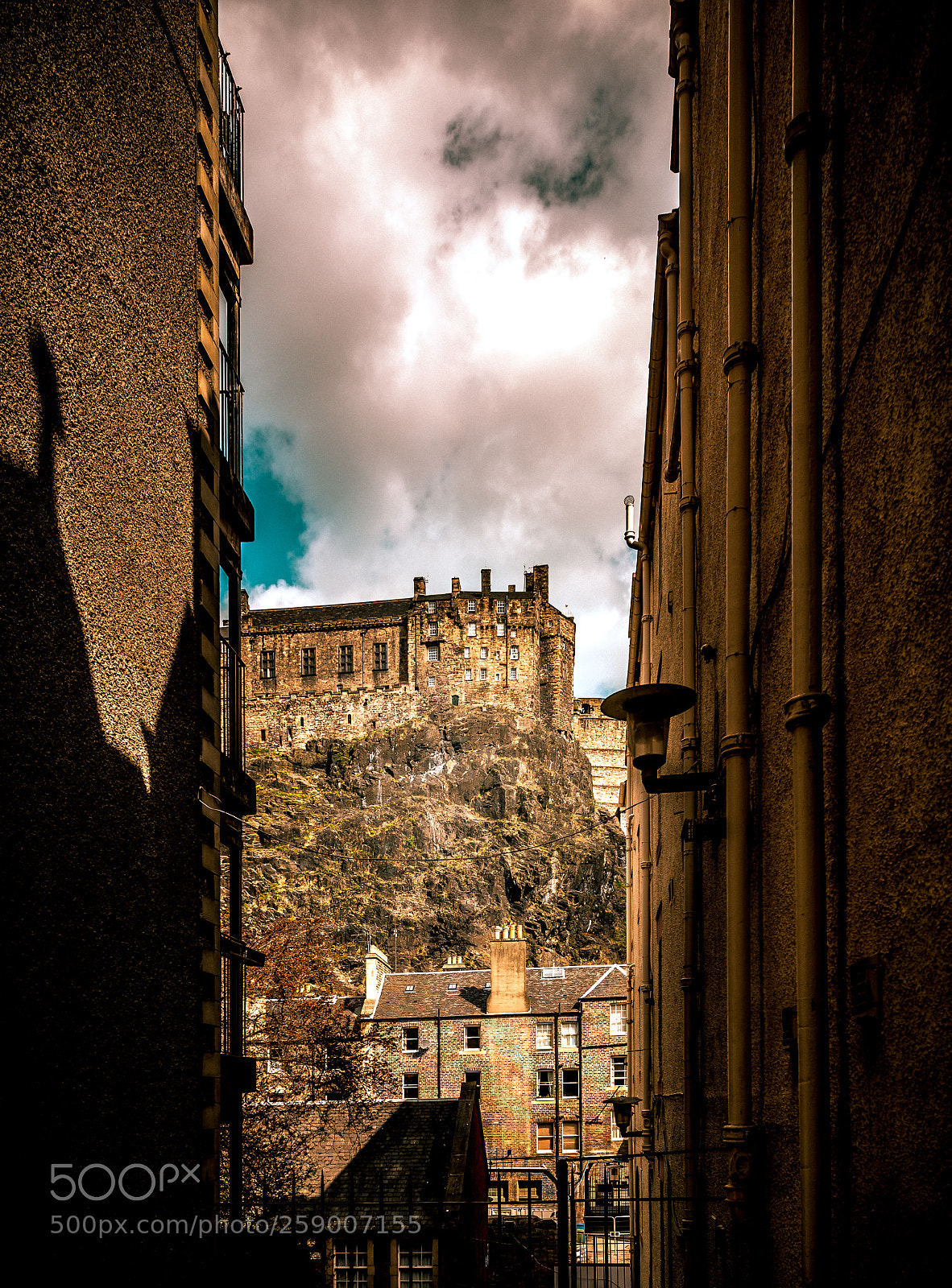 Nikon D750 sample photo. Edinburgh castle photography