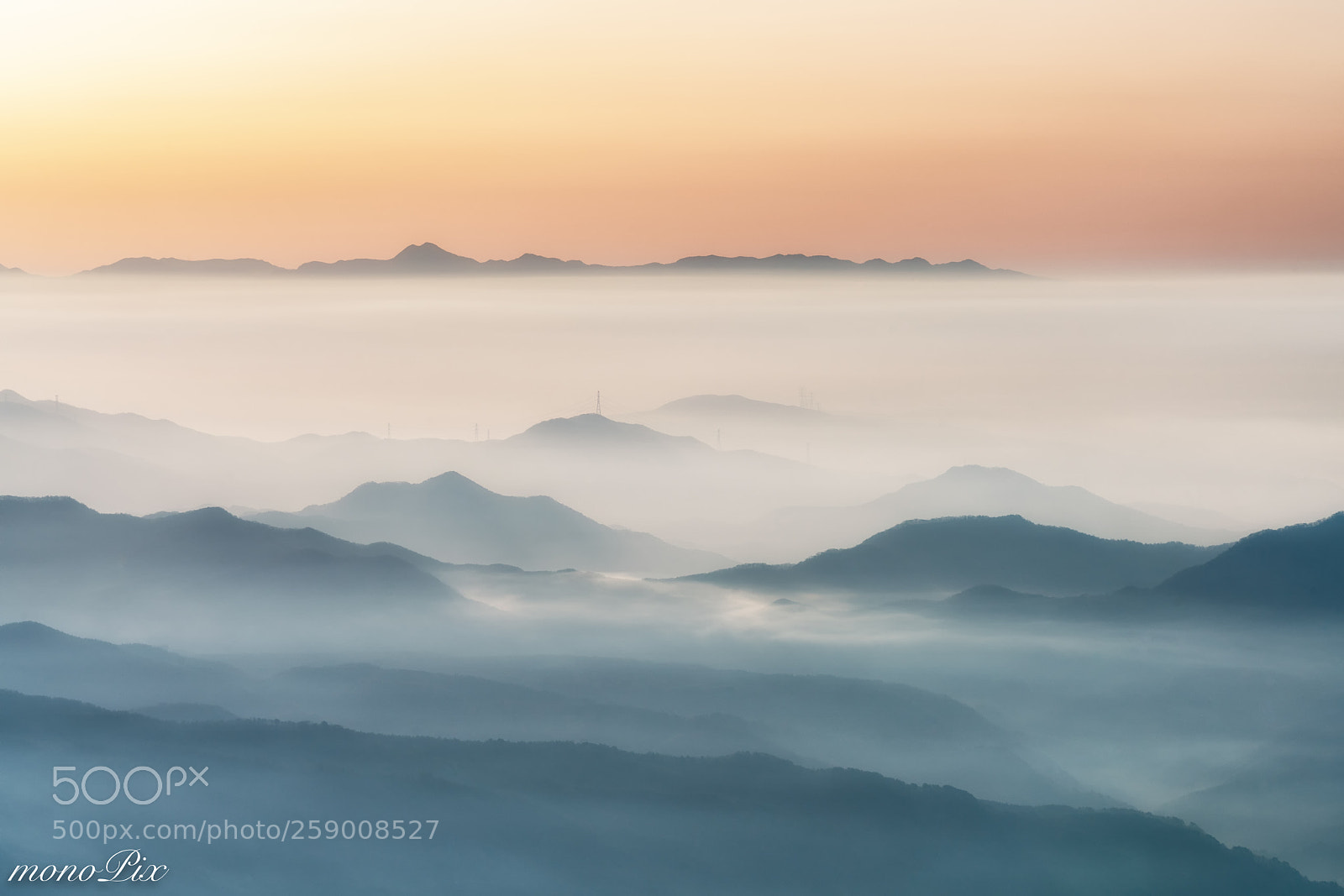 Sony a7R III sample photo. Layered mountains photography