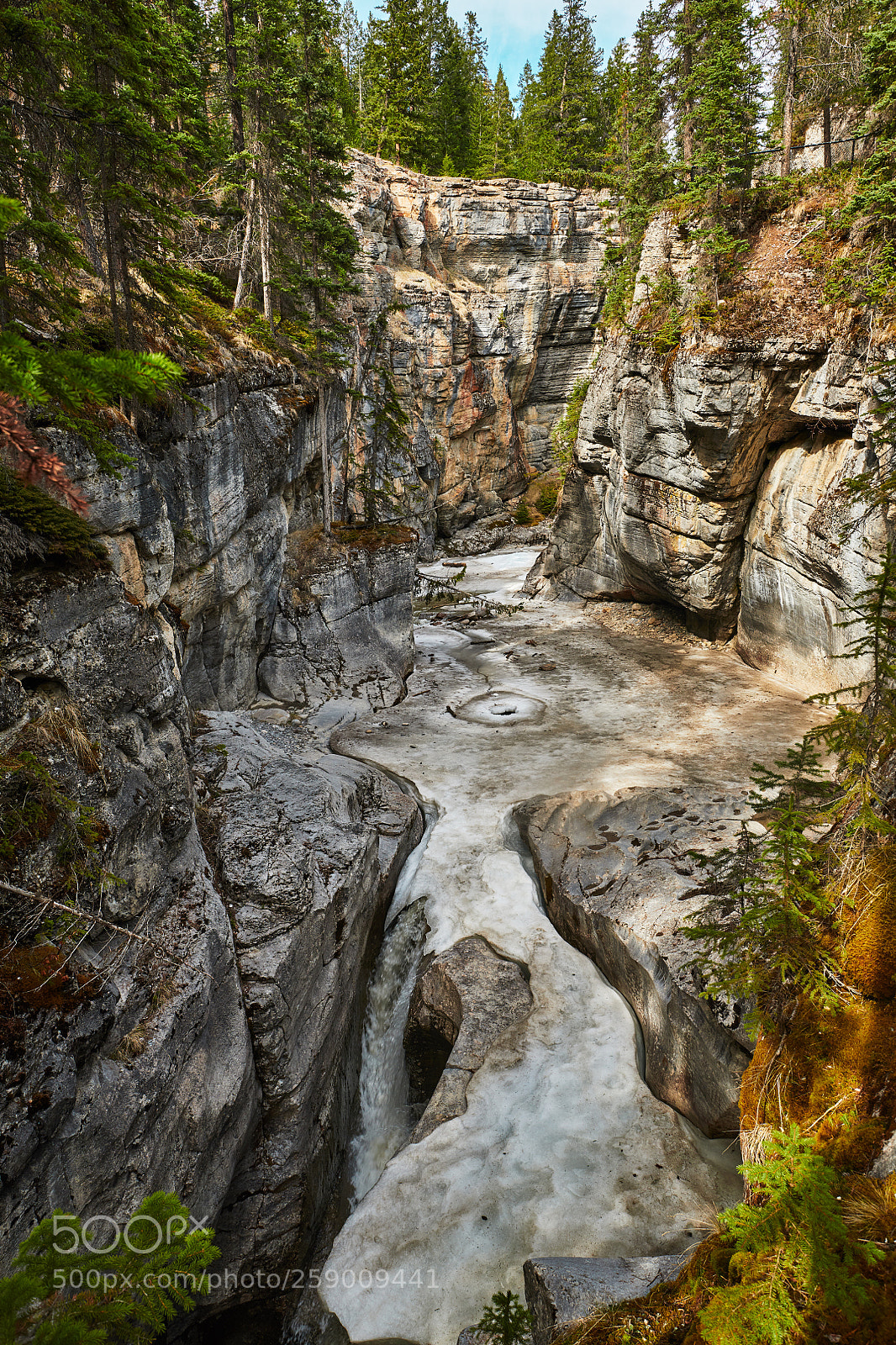 Nikon D850 sample photo. Maligne canyon from third photography