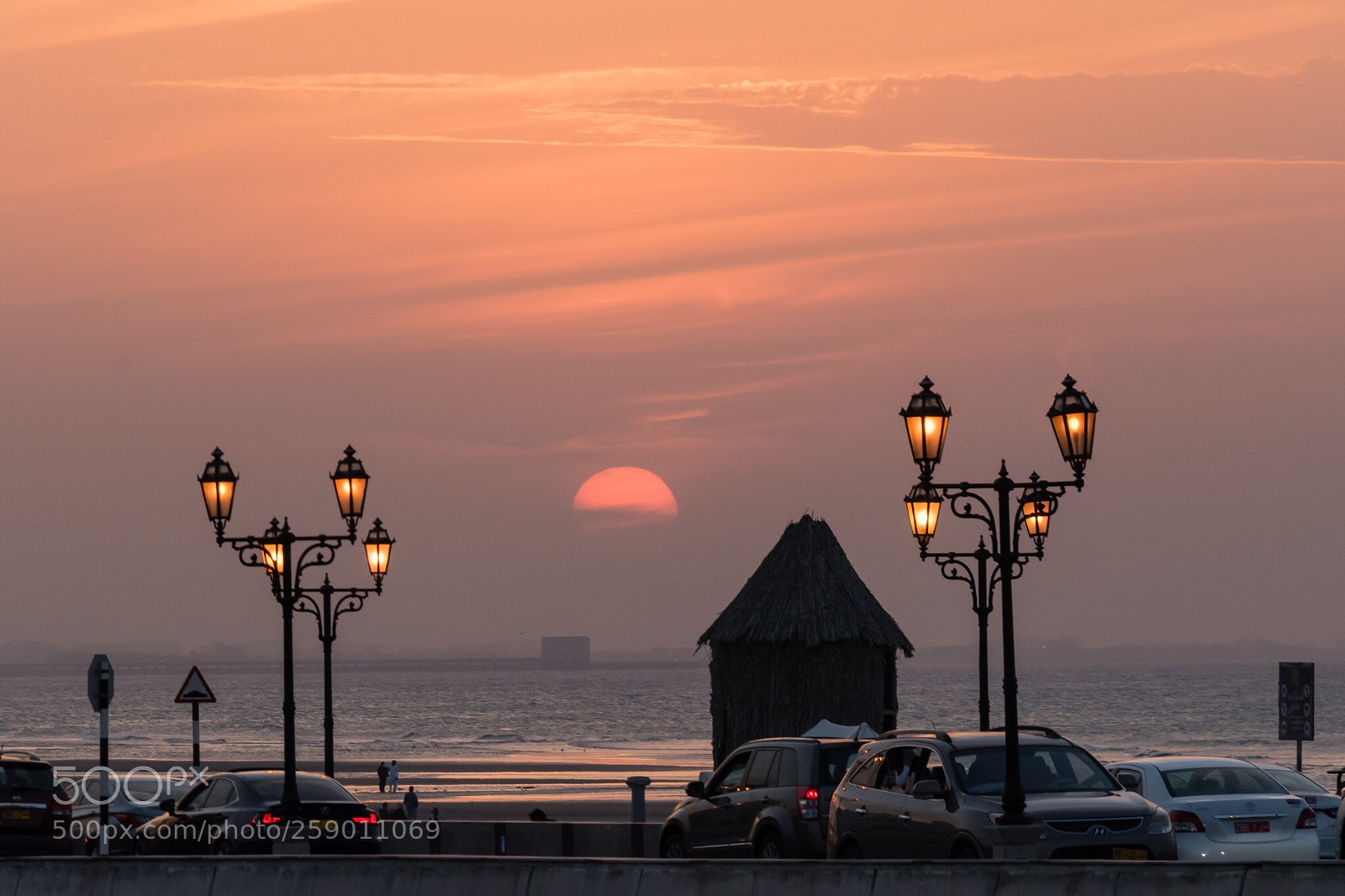 Nikon D5500 sample photo. Sunset in muscat (oman) photography