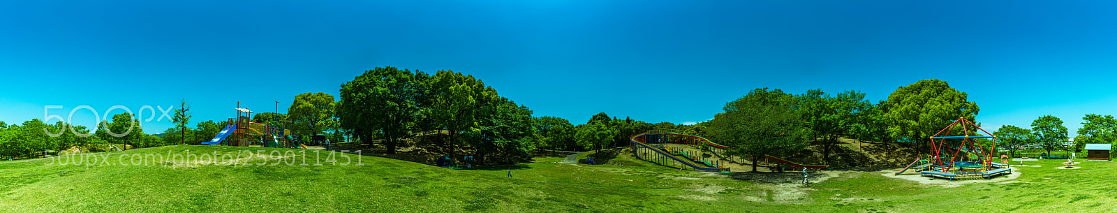 Nikon D7100 sample photo. Park on the hill photography