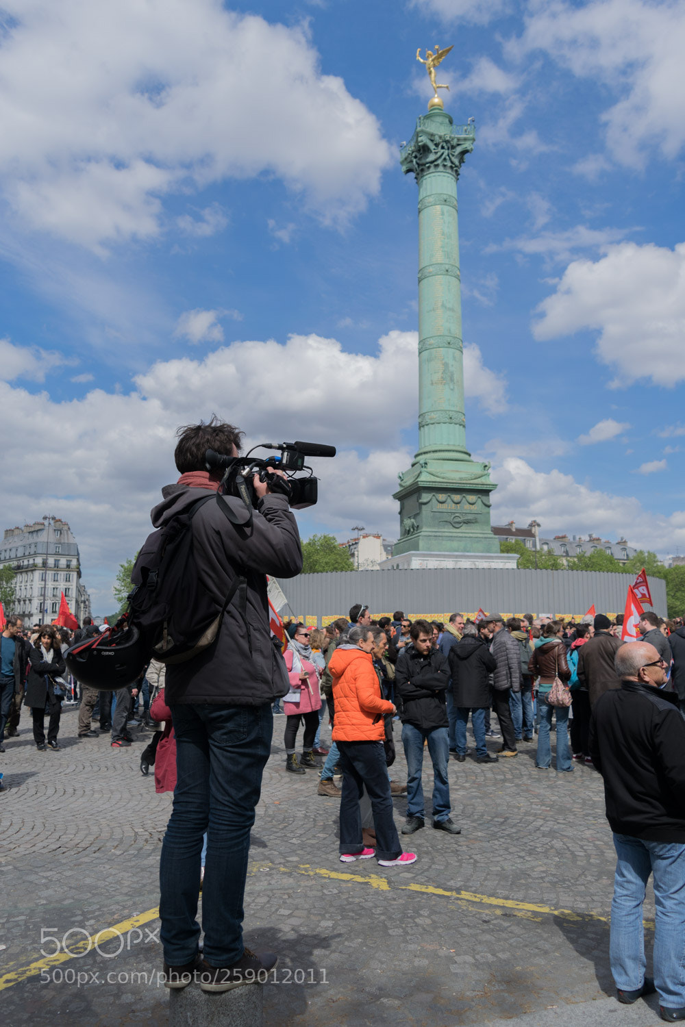 Nikon D5300 sample photo. Paris may day march photography