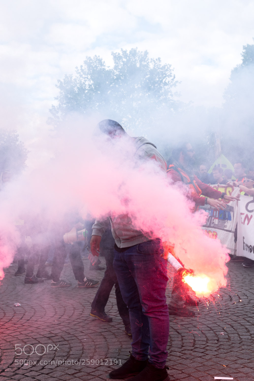 Nikon D5300 sample photo. Paris may day march photography