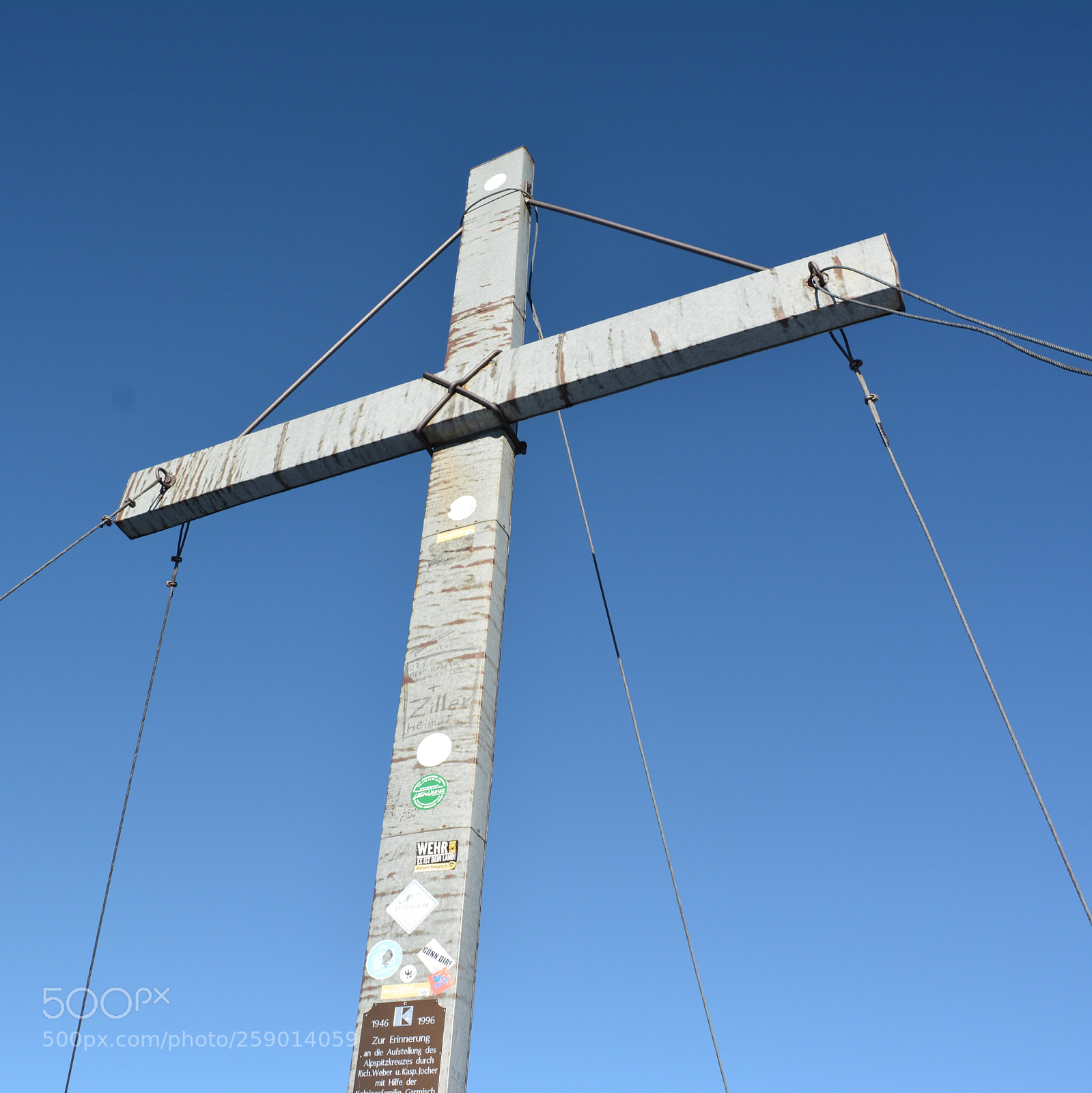 Nikon D7100 sample photo. Gipfelkreuz auf der alpspitze photography
