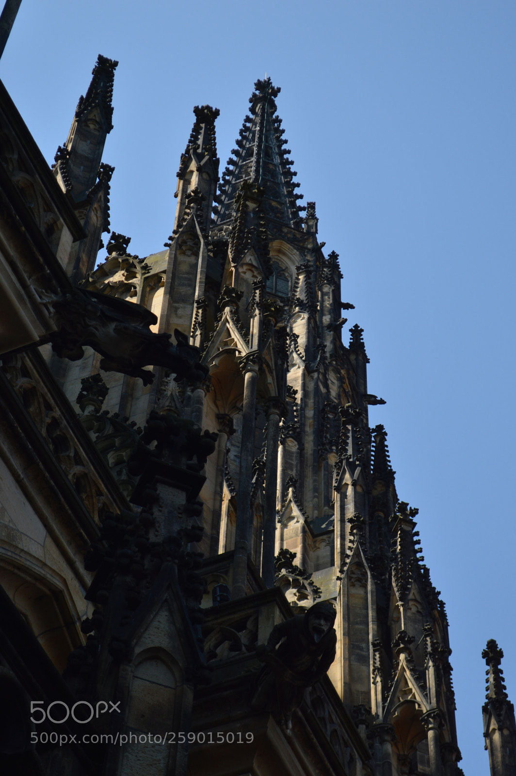 Nikon D3200 sample photo. St. vitus cathedral // tower photography