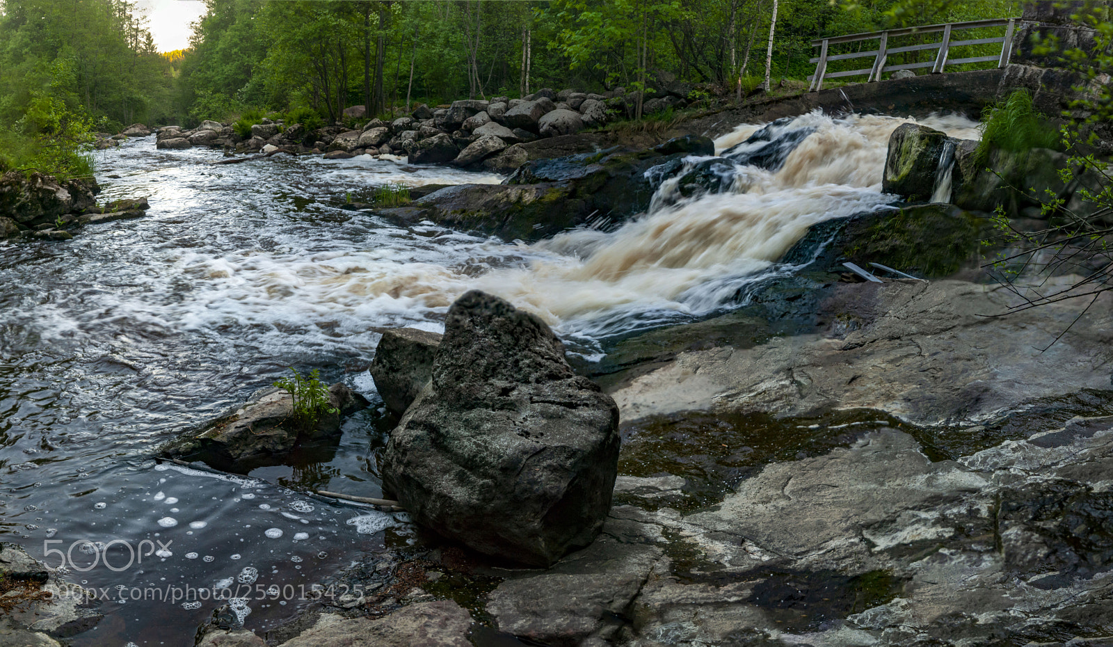 Nikon D80 sample photo. Waterfall panorama photography